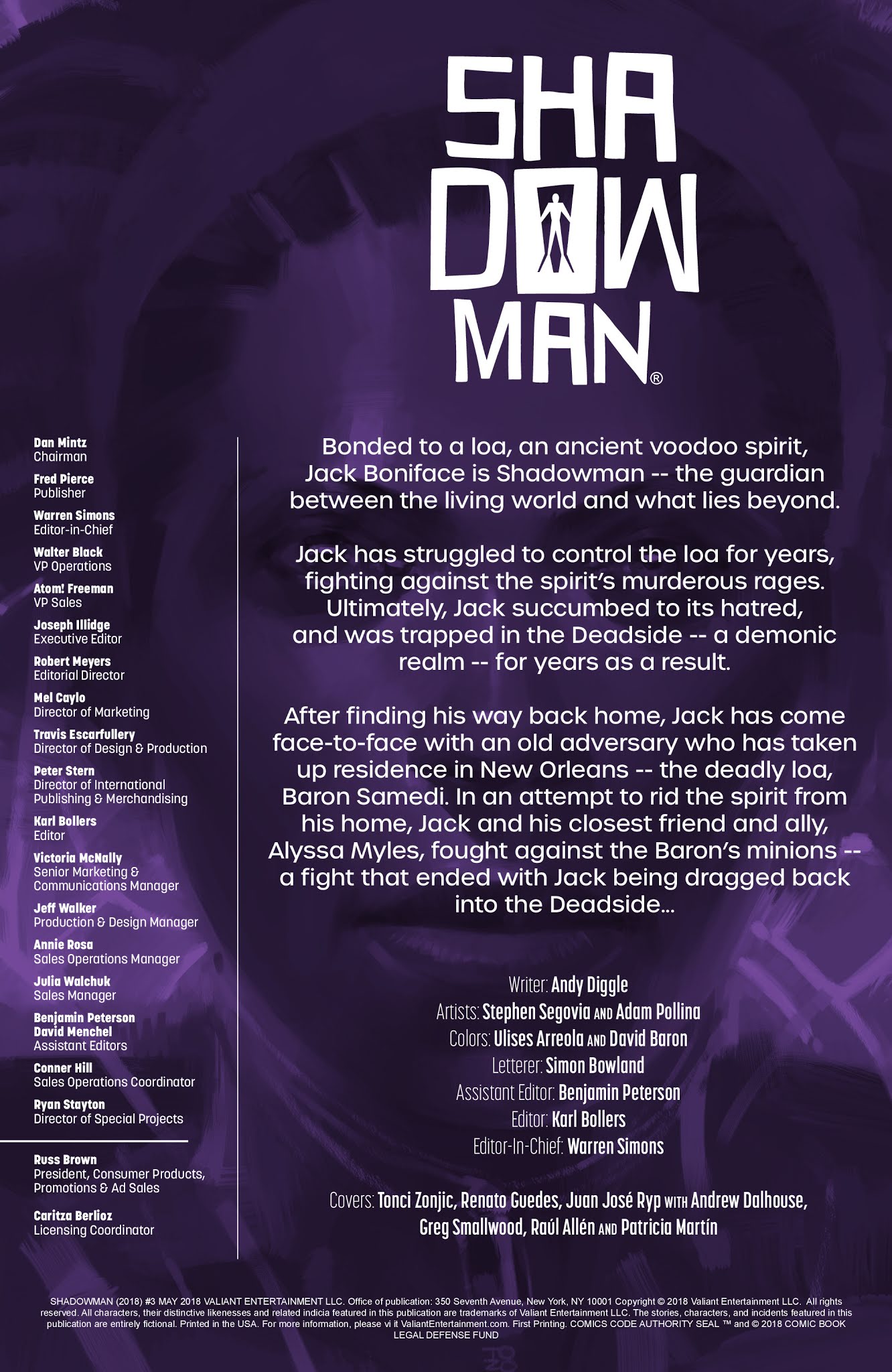 Read online Shadowman (2018) comic -  Issue #3 - 2