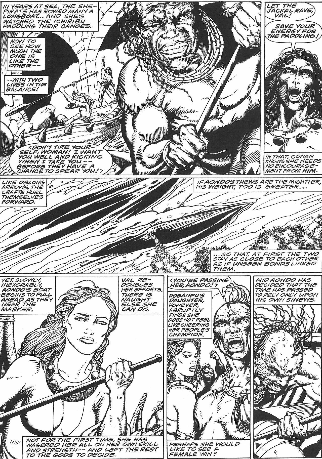 Read online The Savage Sword Of Conan comic -  Issue #213 - 8