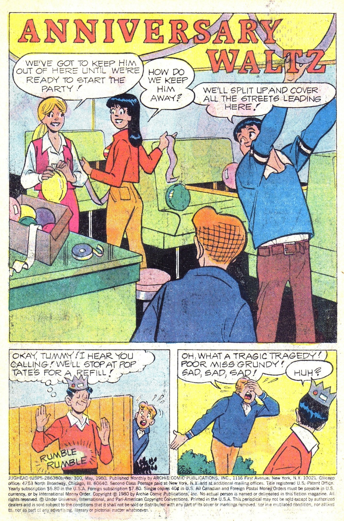 Read online Jughead (1965) comic -  Issue #300 - 3