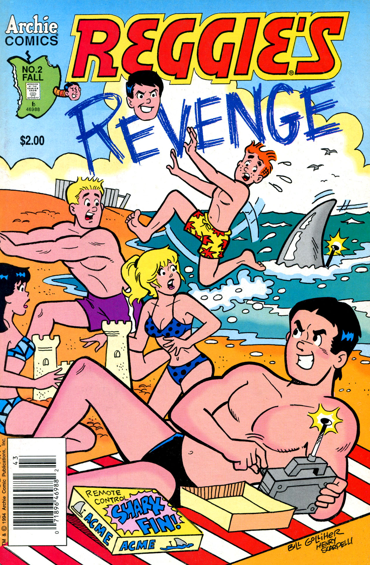 Read online Reggie's Revenge comic -  Issue #2 - 1