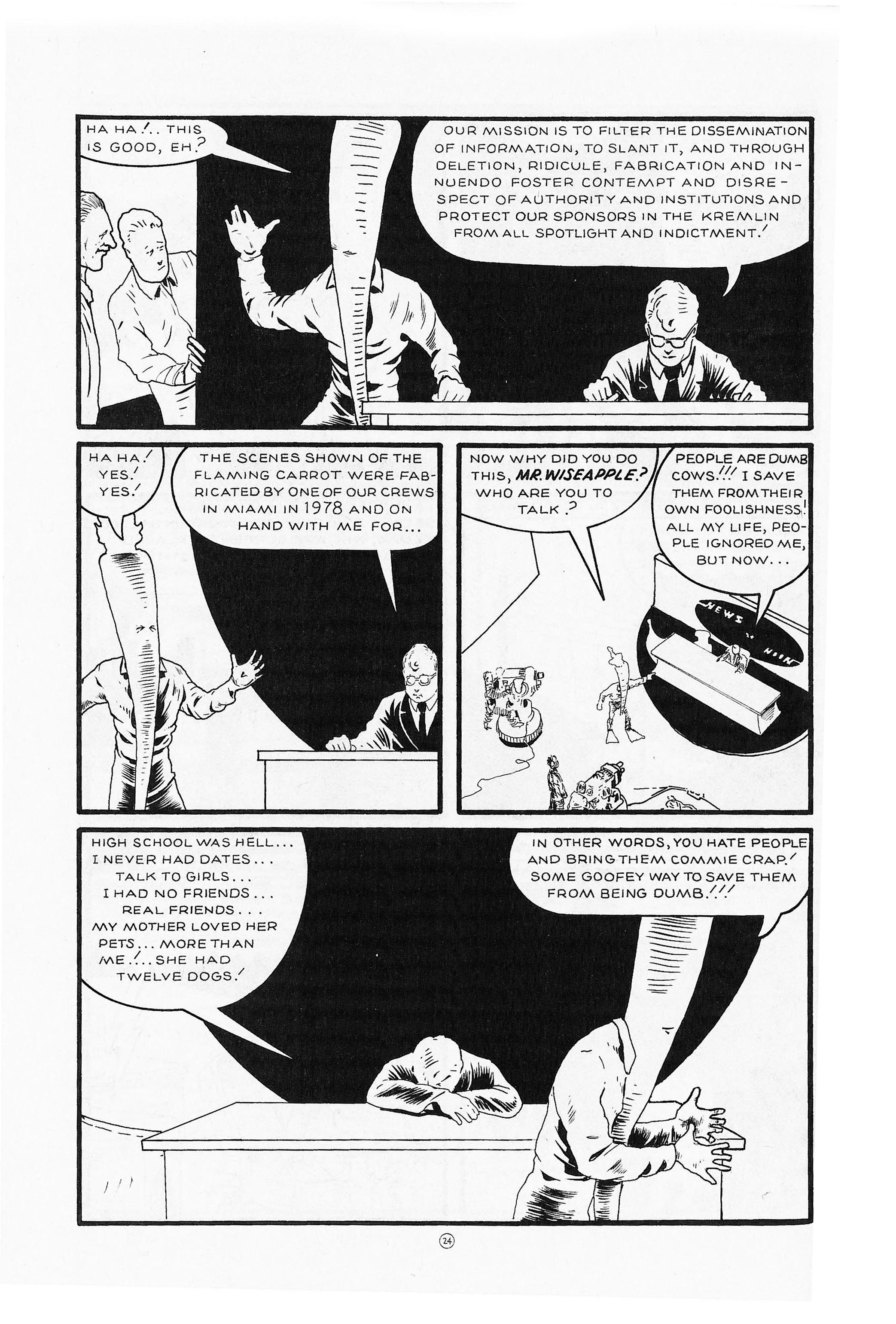 Read online Flaming Carrot Comics (1984) comic -  Issue #9 - 26