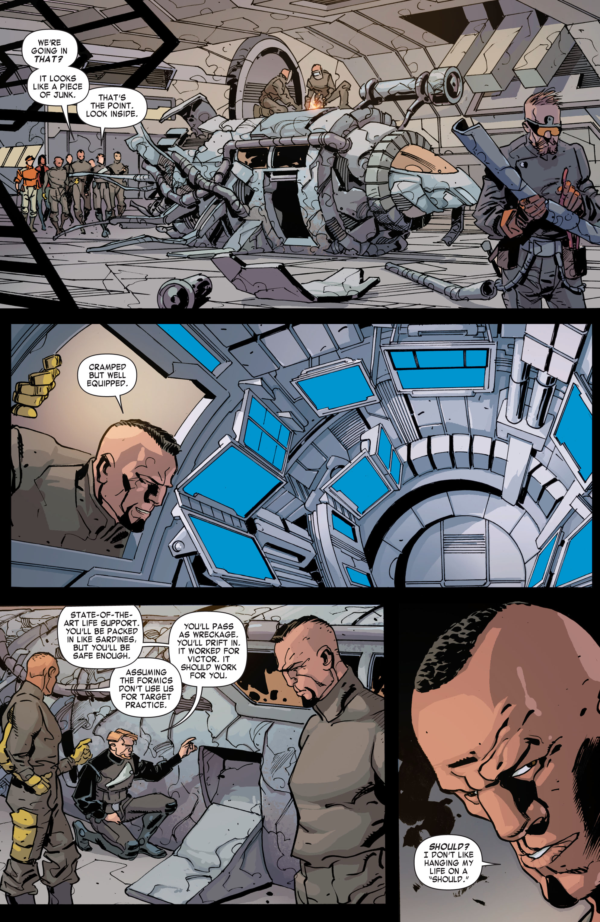 Read online Formic Wars: Silent Strike comic -  Issue #3 - 7