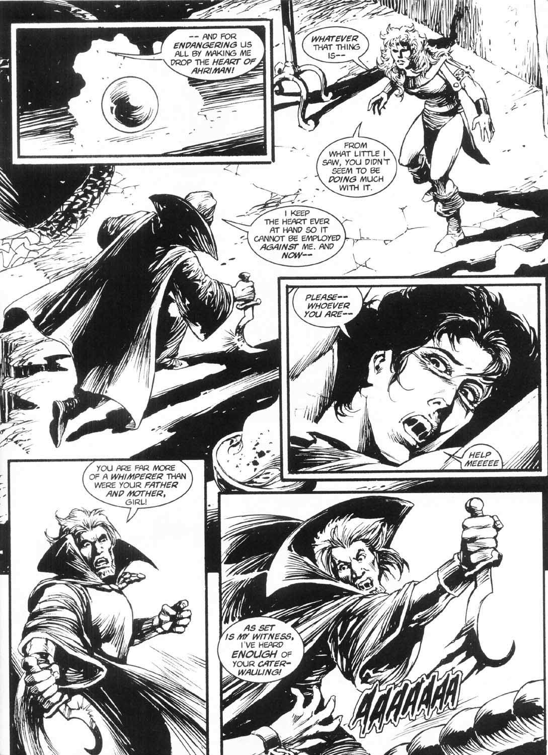 Read online The Savage Sword Of Conan comic -  Issue #230 - 9