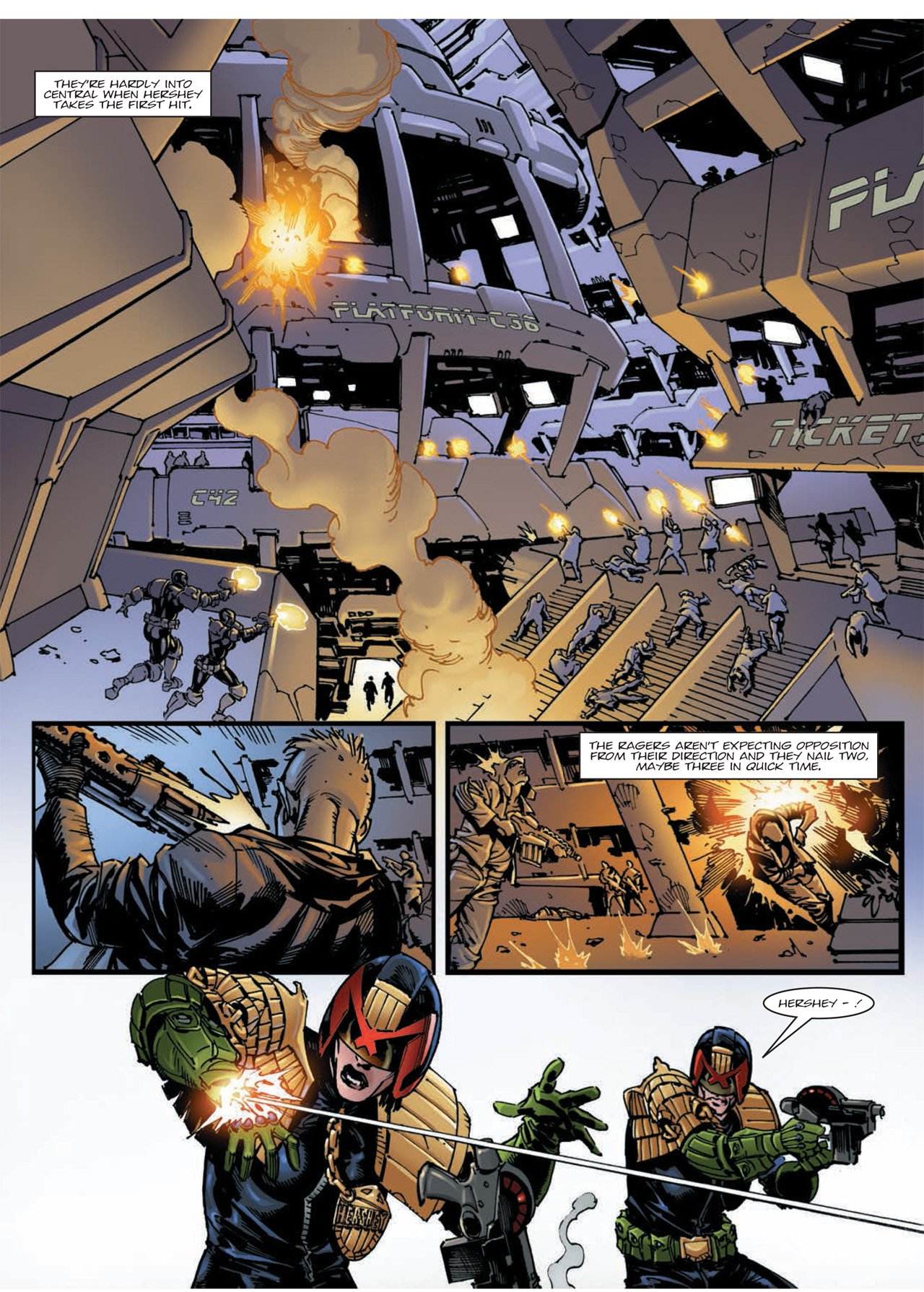 Read online Judge Dredd: Day of Chaos - The Fourth Faction comic -  Issue # TPB (Part 1) - 63