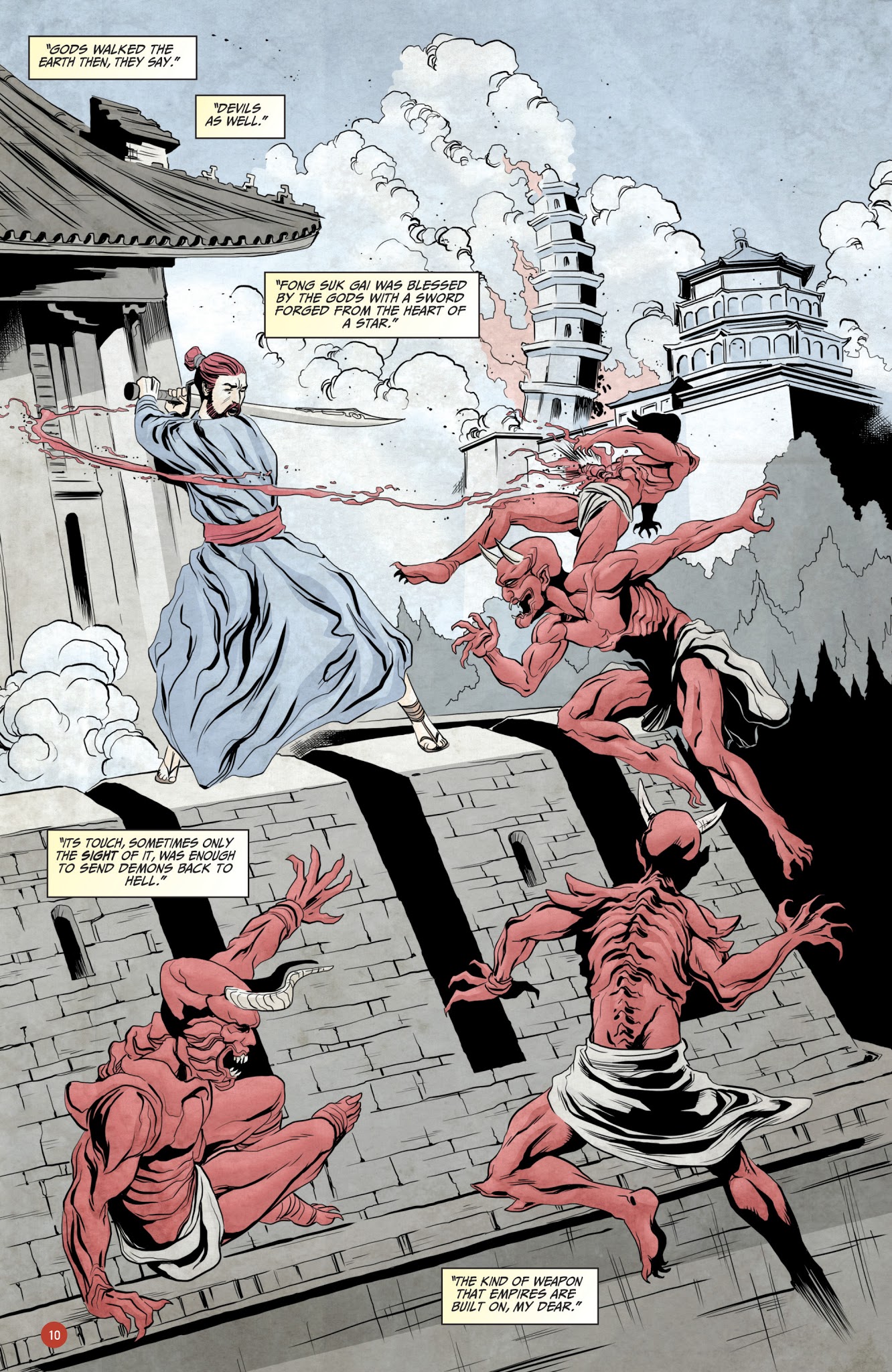 Read online Van Helsing vs. Werewolf comic -  Issue # _TPB 1 - 11