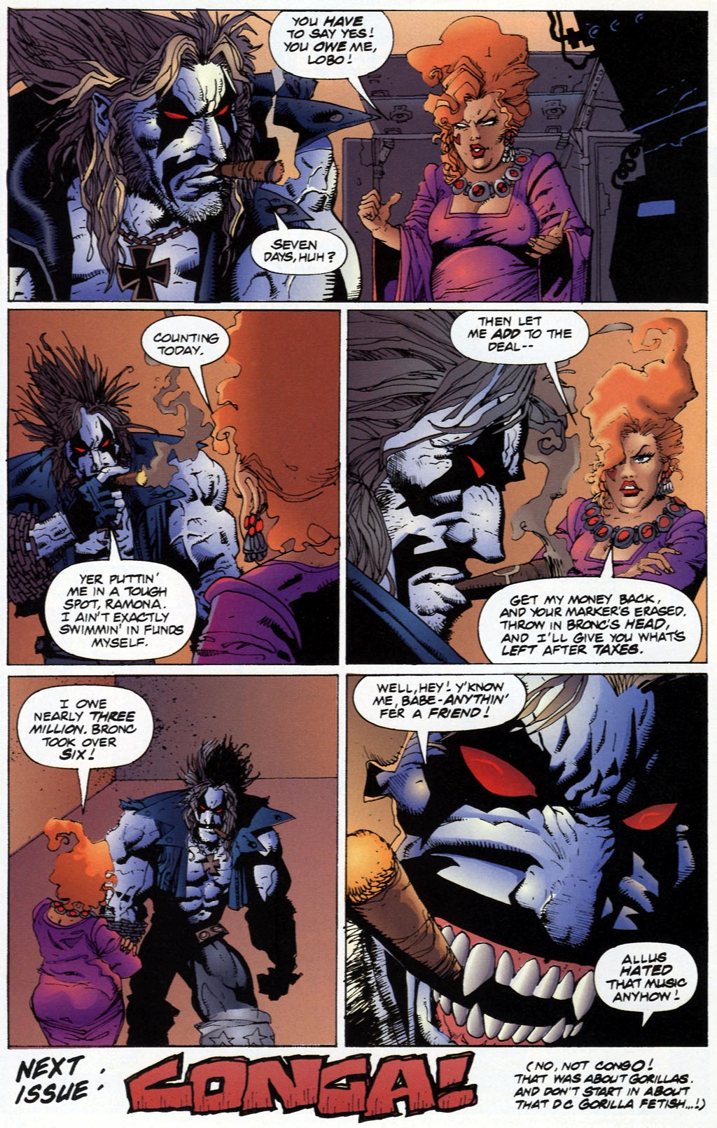 Read online Lobo: Death and Taxes comic -  Issue #1 - 23
