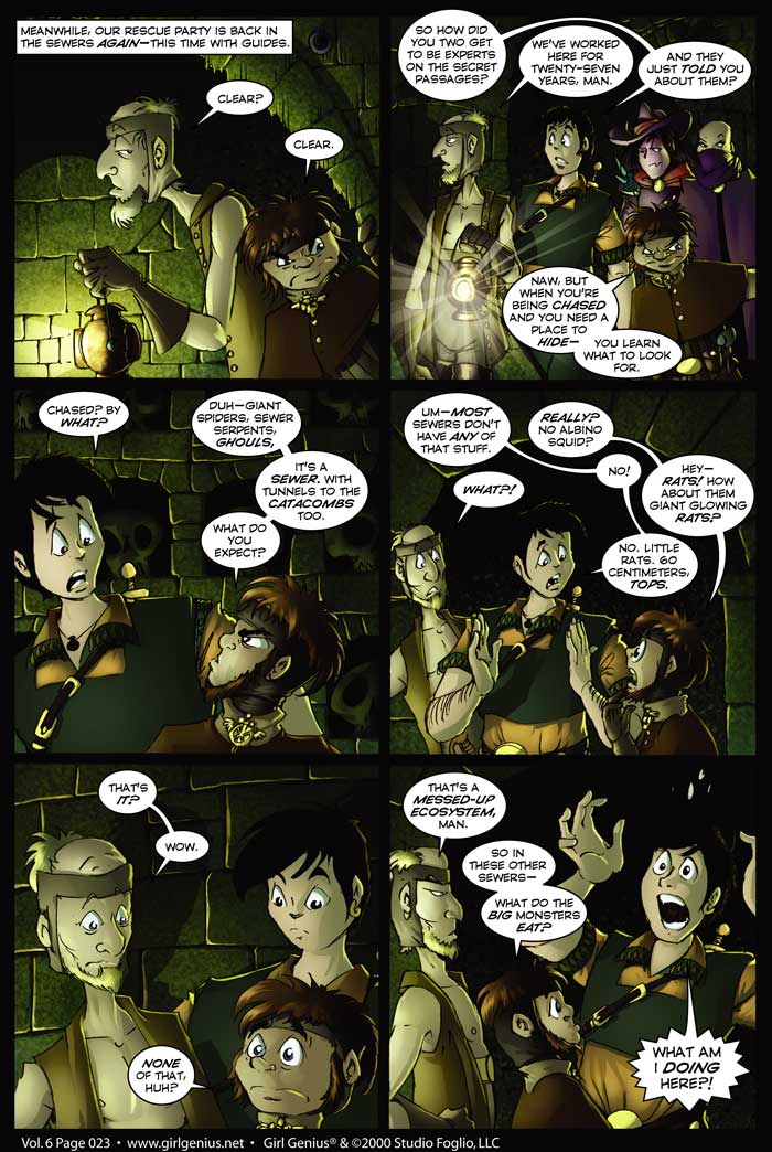 Read online Girl Genius (2002) comic -  Issue #6 - 24