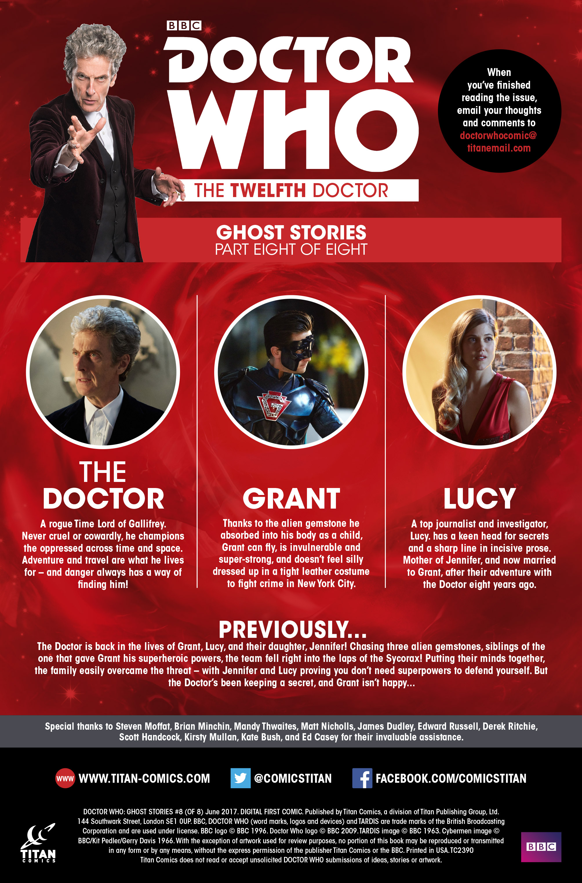 Read online Doctor Who: Ghost Stories comic -  Issue #8 - 2