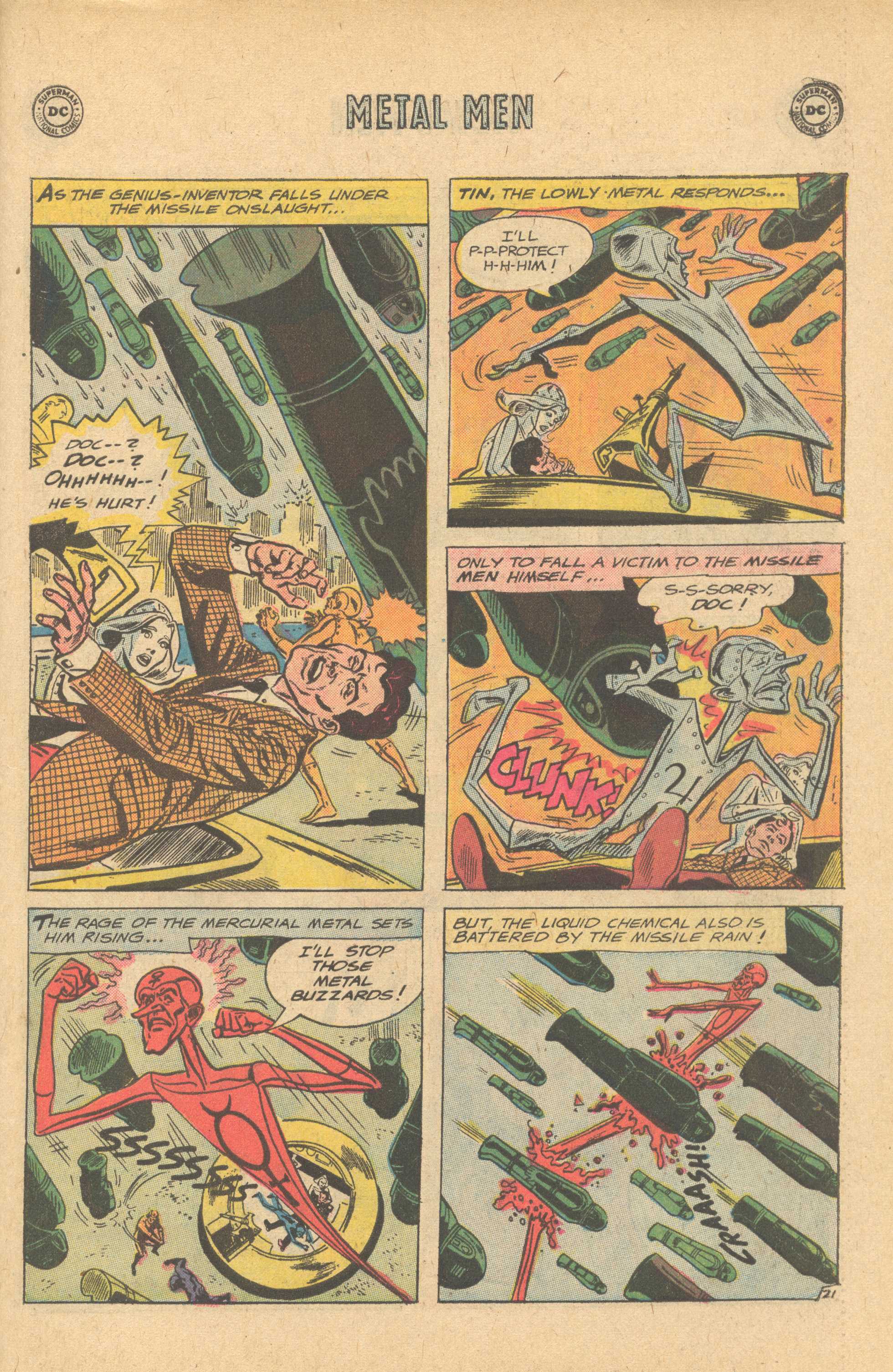 Read online Metal Men (1963) comic -  Issue #44 - 31