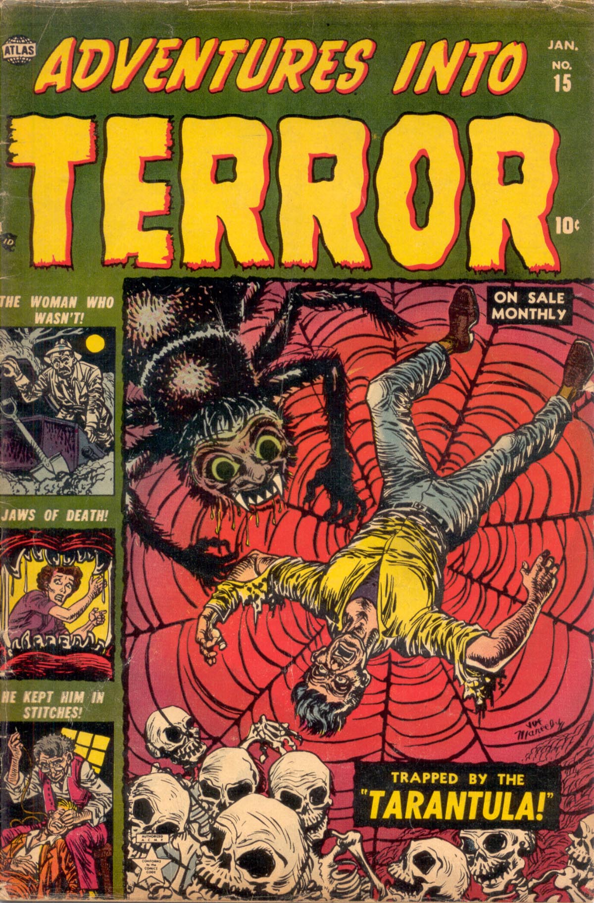Read online Adventures into Terror comic -  Issue #15 - 1