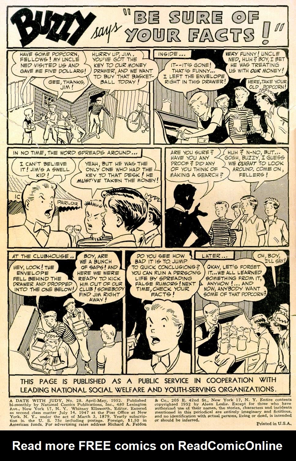 Read online A Date with Judy comic -  Issue #28 - 2