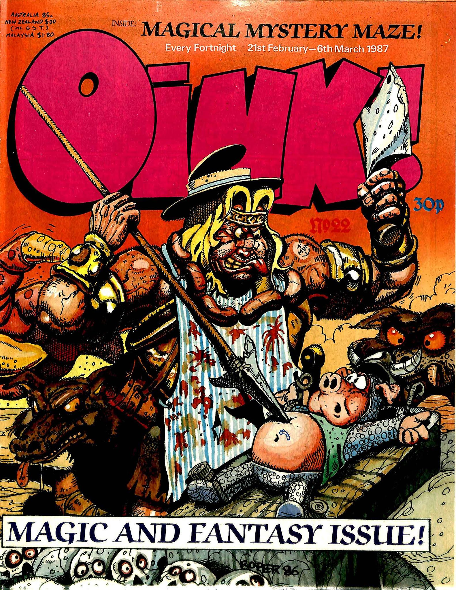 Read online Oink! comic -  Issue #22 - 1