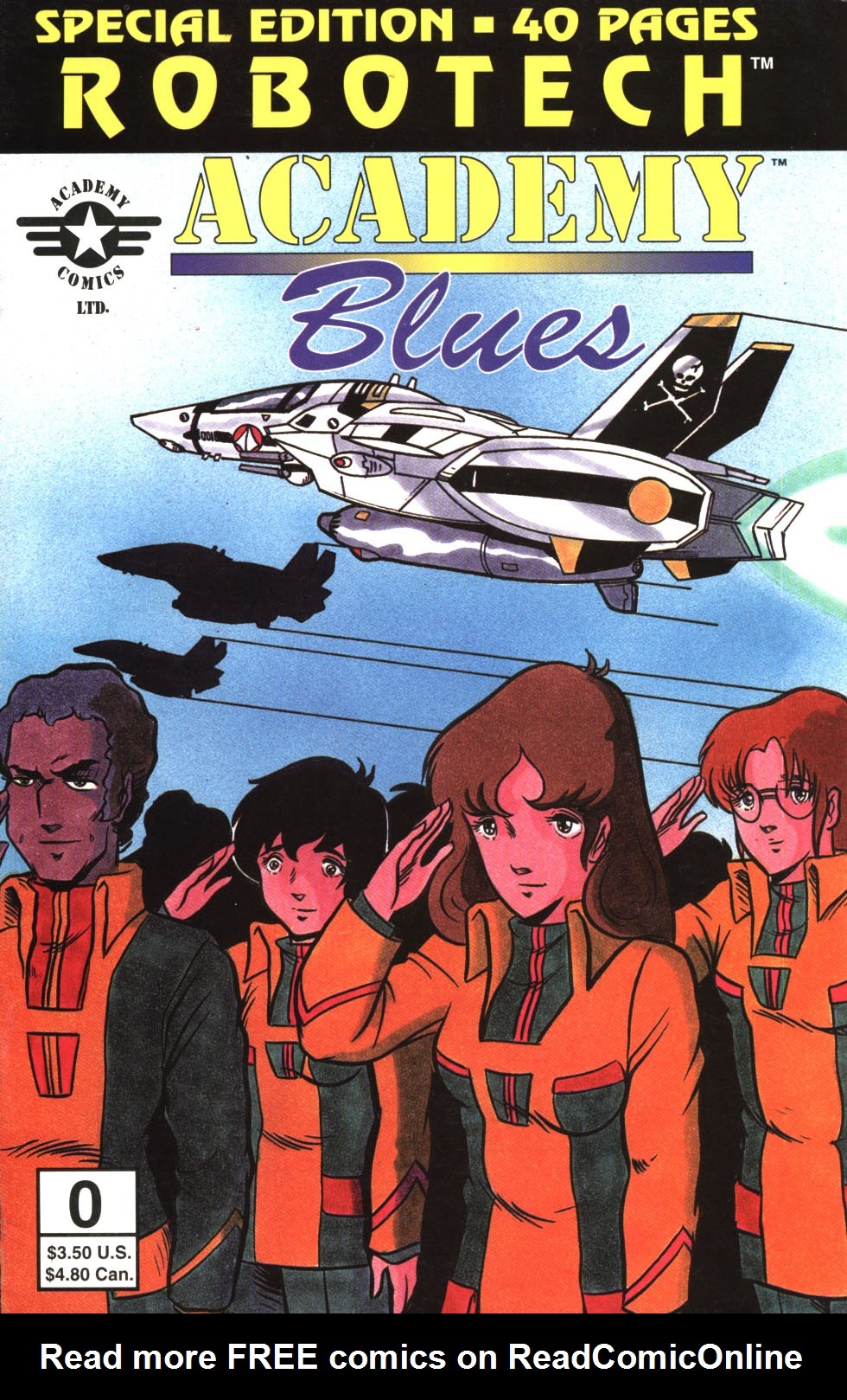 Read online Robotech Academy Blues comic -  Issue #0 - 1