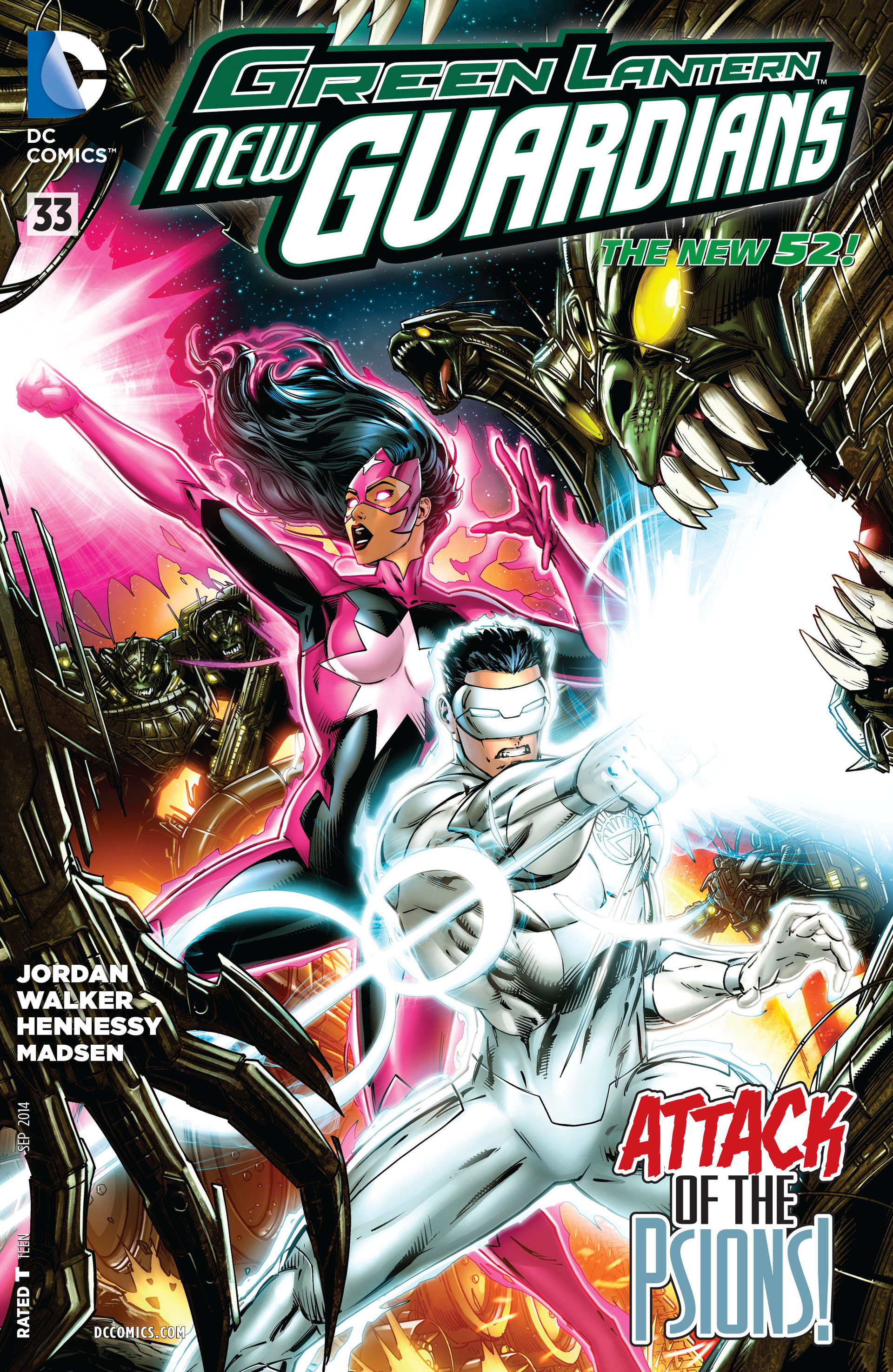 Read online Green Lantern: New Guardians comic -  Issue #33 - 1