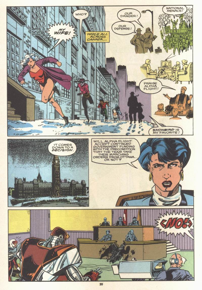 Read online Alpha Flight (1983) comic -  Issue #61 - 22