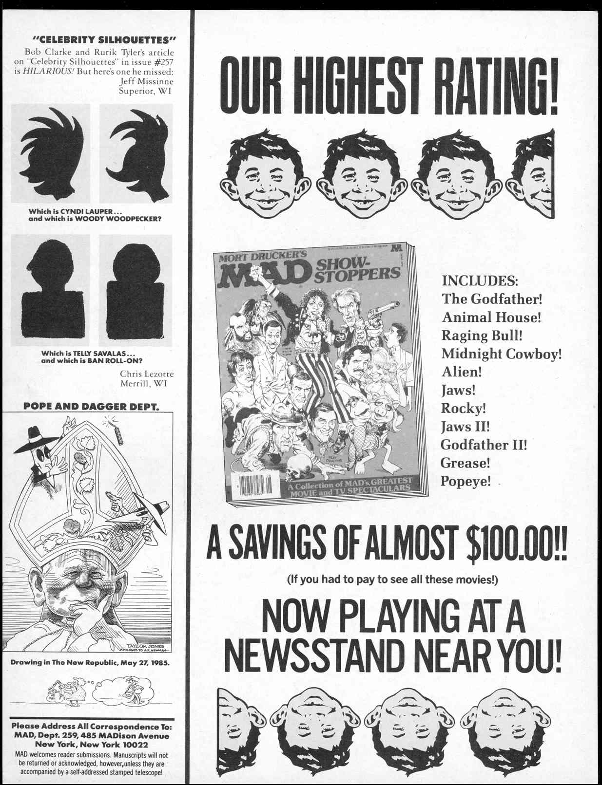 Read online MAD comic -  Issue #259 - 5