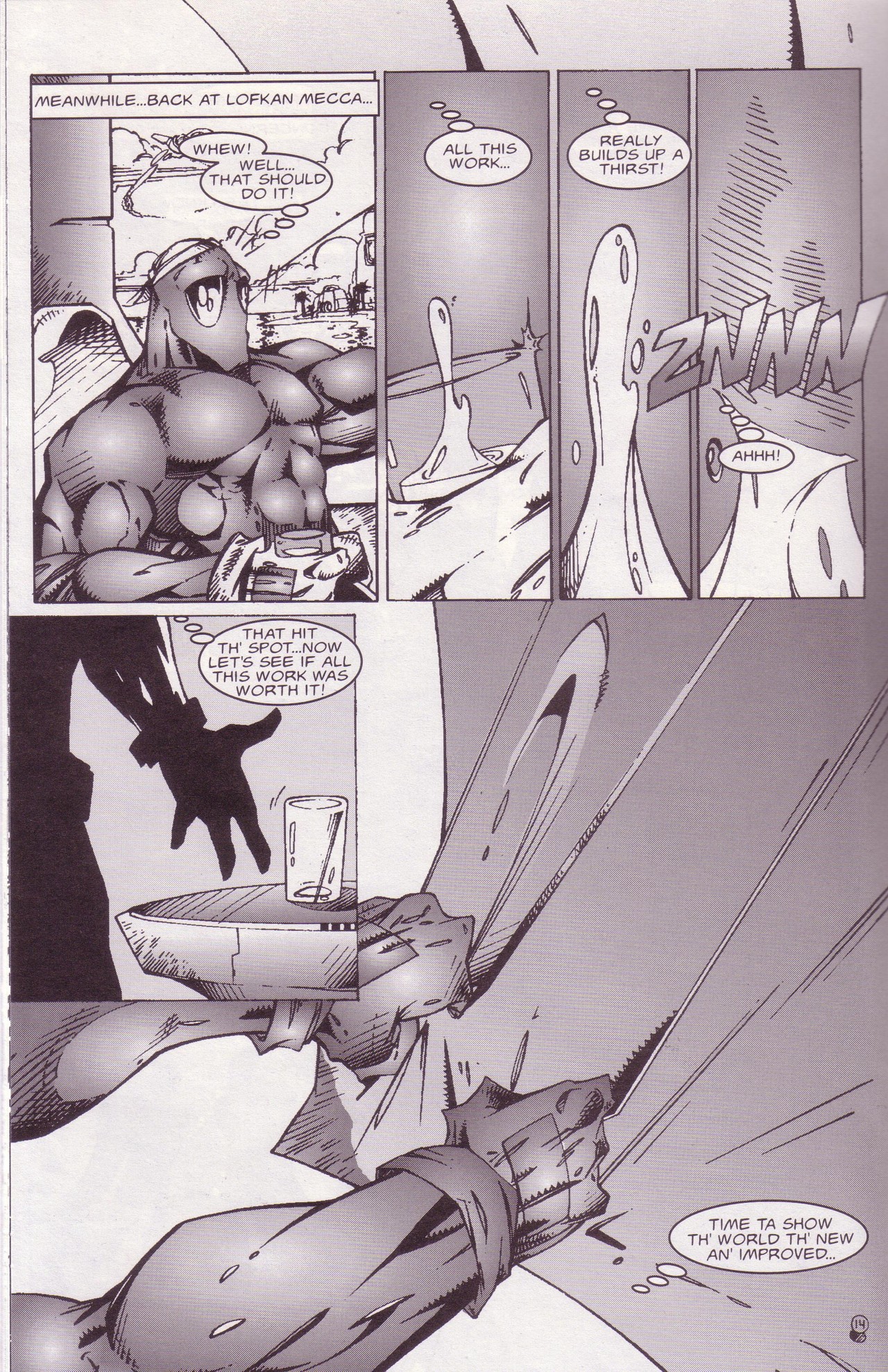 Read online Zen Intergalactic Ninja: Starquest comic -  Issue #6 - 16
