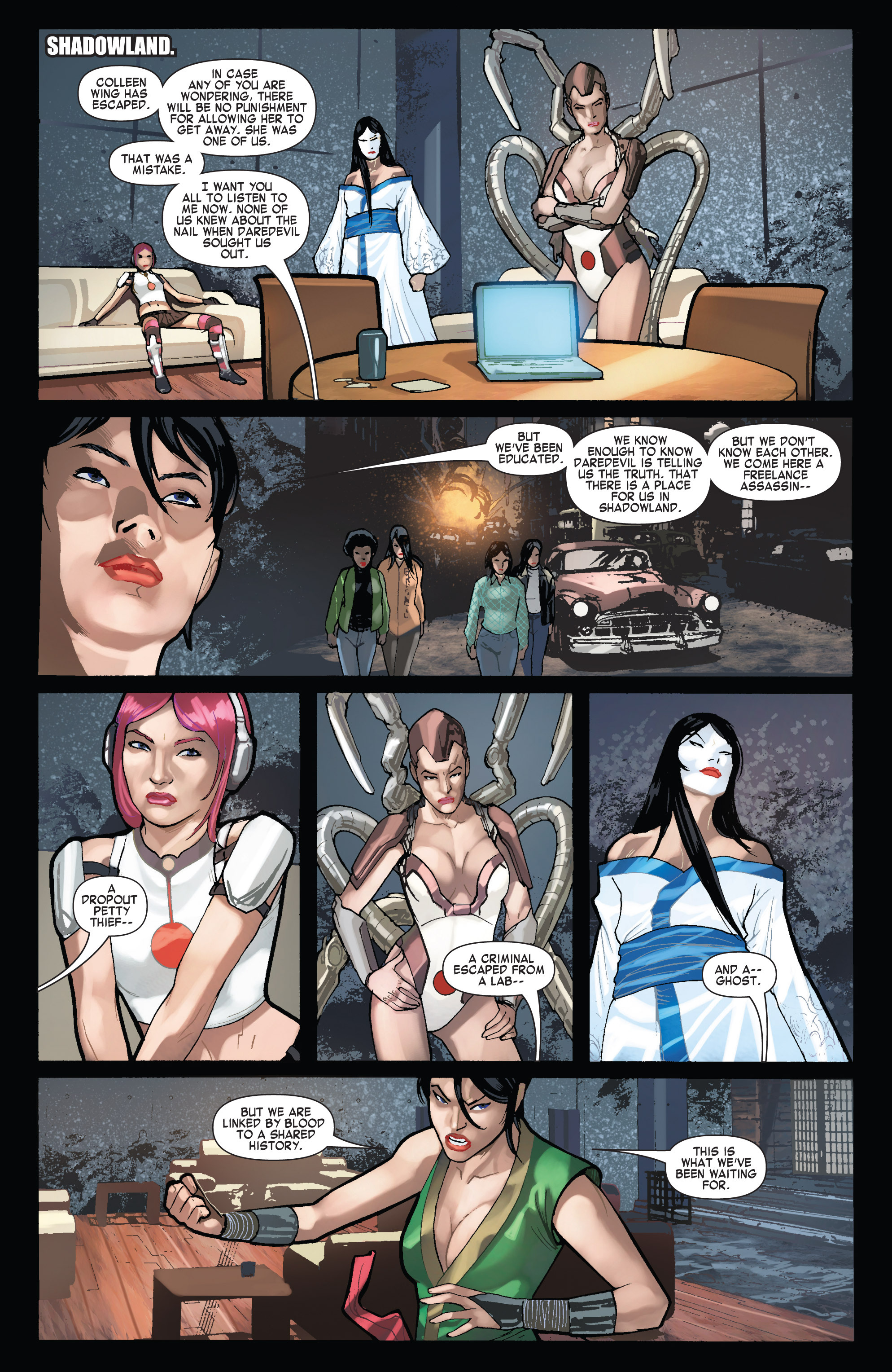 Read online Shadowland: Daughters of the Shadow comic -  Issue #3 - 11