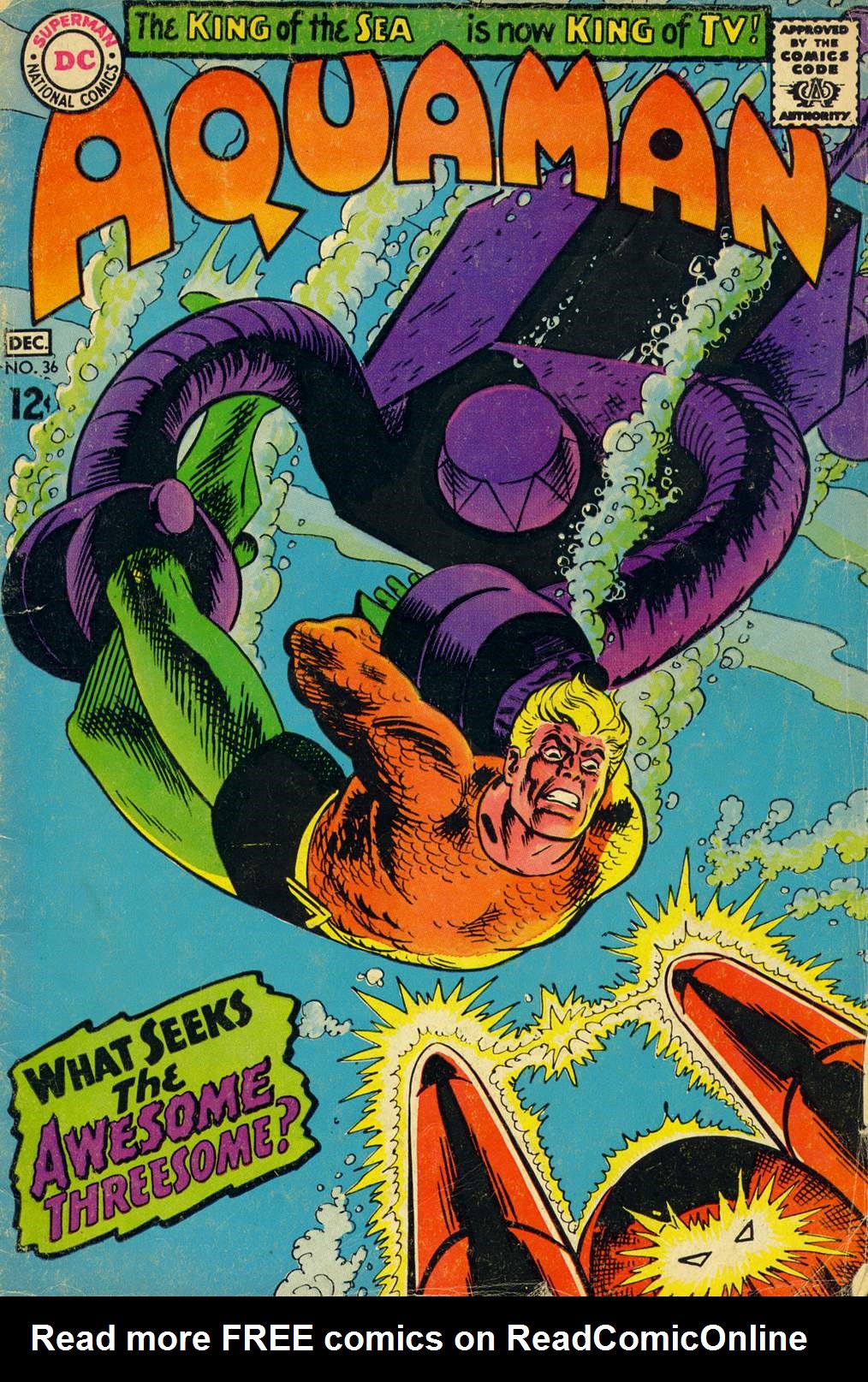 Read online Aquaman (1962) comic -  Issue #36 - 1