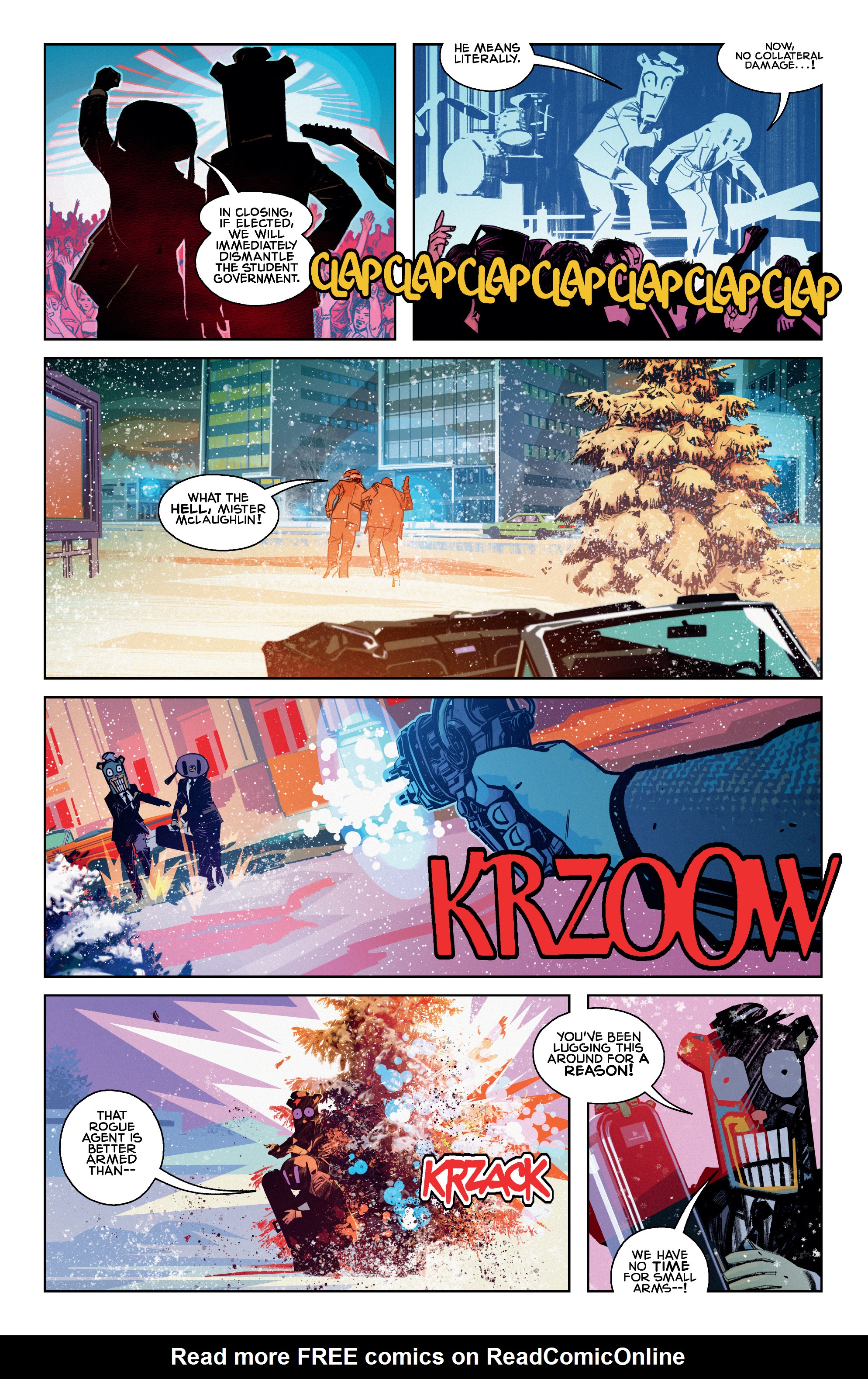 Read online Hazel and Cha Cha Save Christmas: Tales from the Umbrella Academy comic -  Issue # Full - 29