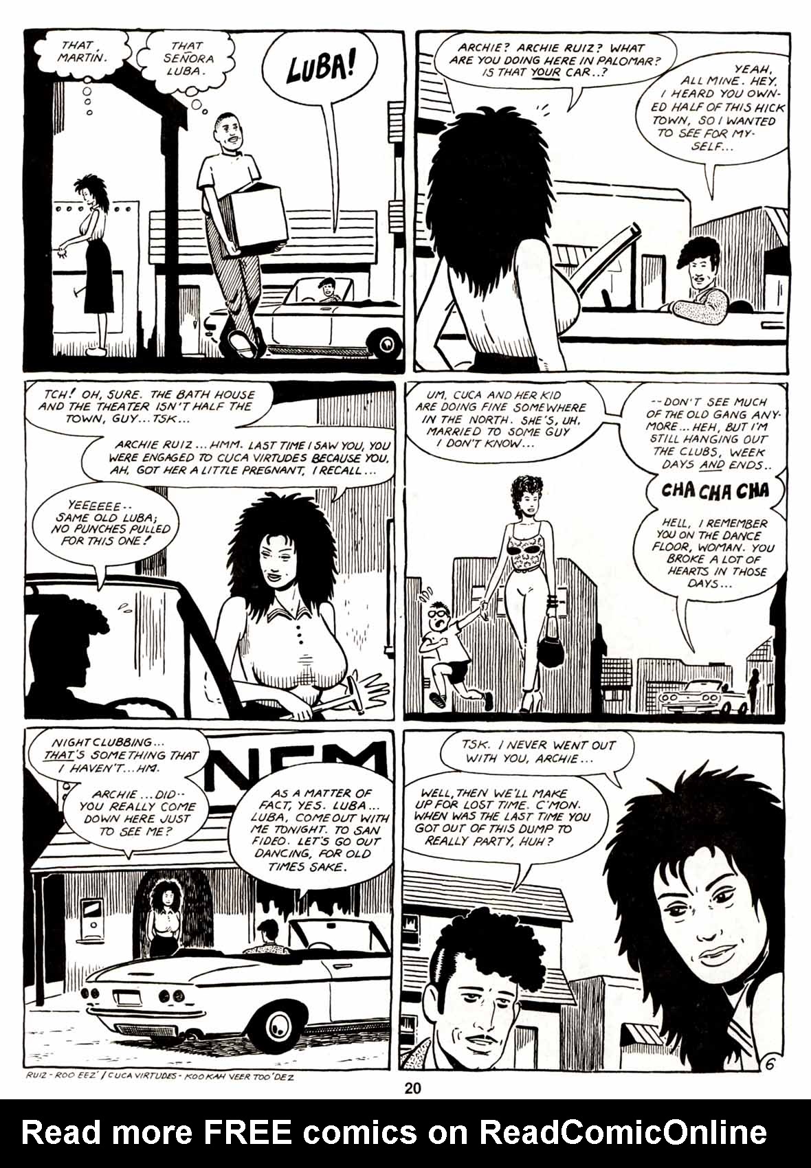 Read online Love and Rockets (1982) comic -  Issue #5 - 22