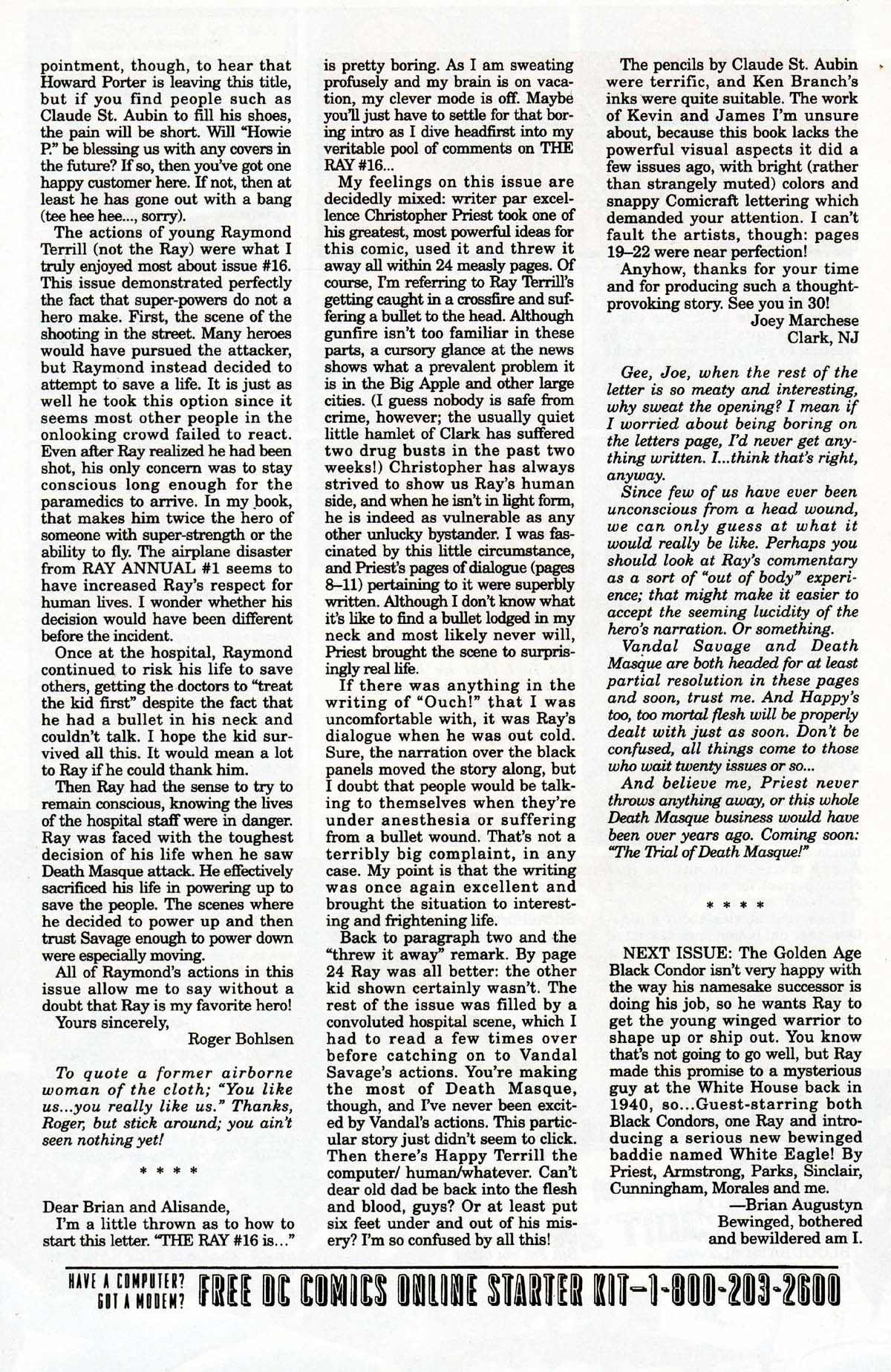 Read online The Ray (1994) comic -  Issue #19 - 25