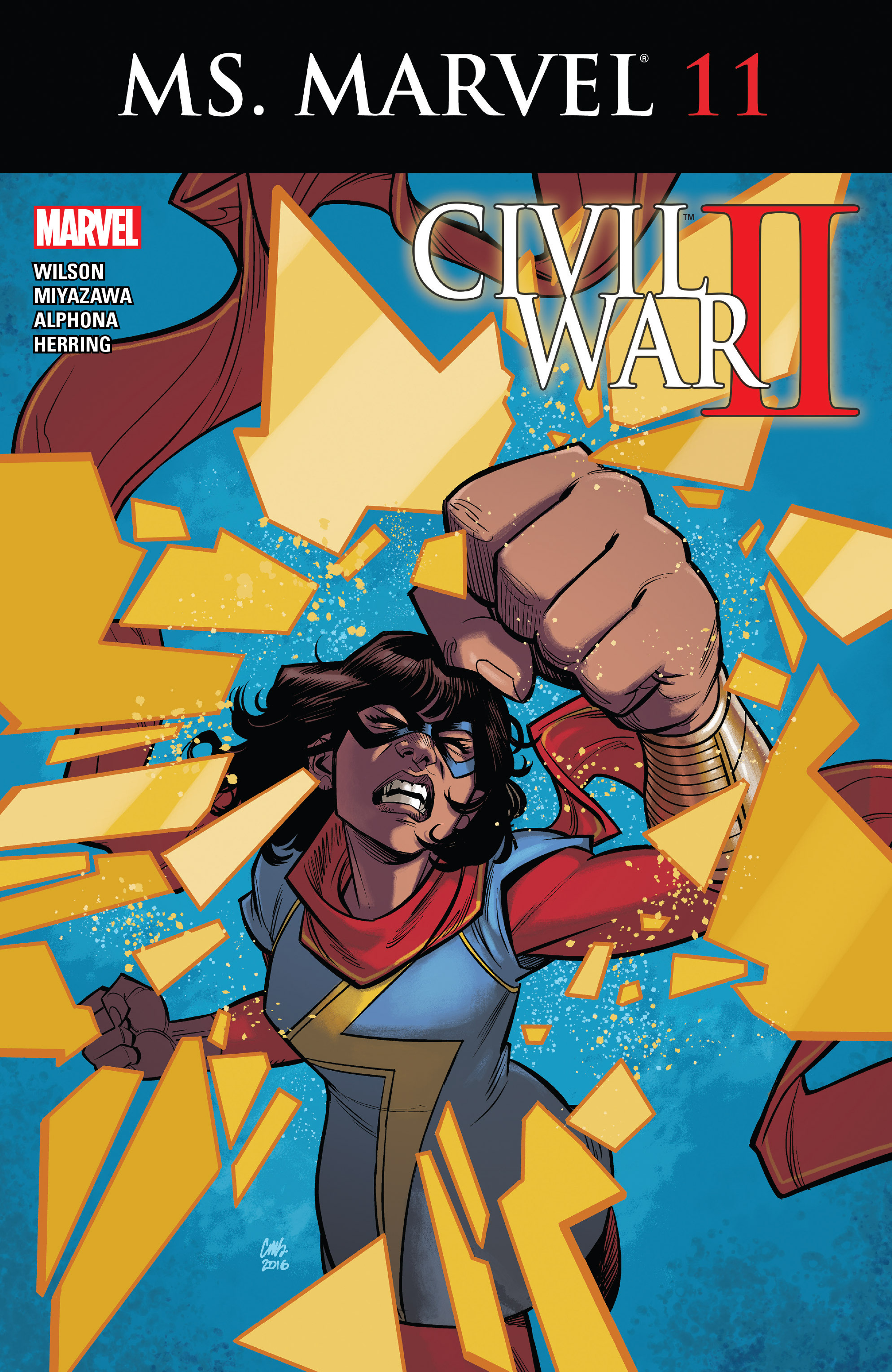 Read online Ms. Marvel (2016) comic -  Issue #11 - 1