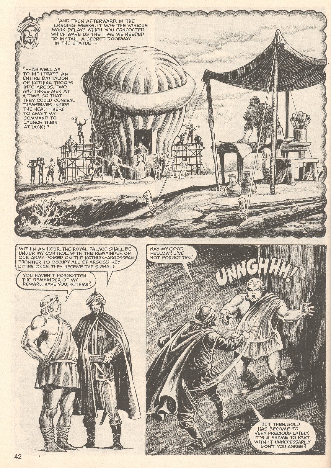 Read online The Savage Sword Of Conan comic -  Issue #80 - 42