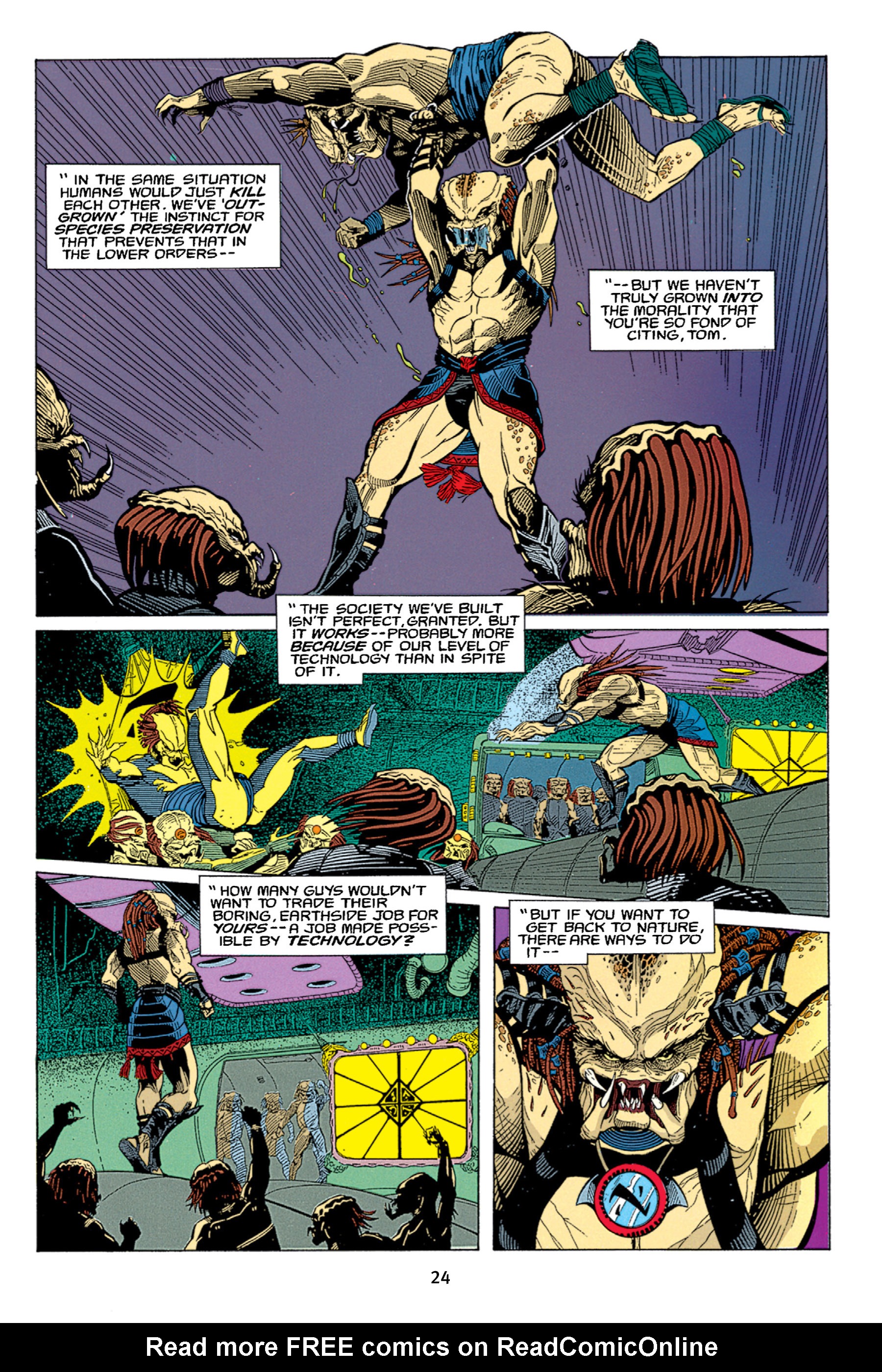 Read online Aliens vs. Predator Omnibus comic -  Issue # _TPB 1 Part 1 - 24