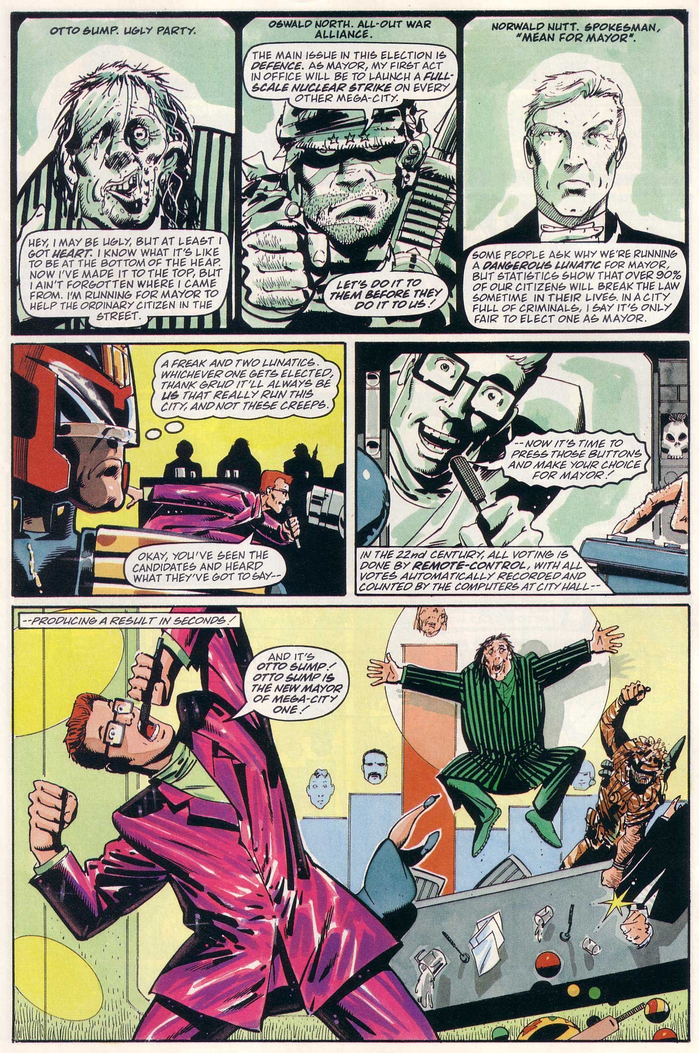 Read online Judge Dredd Lawman of the Future comic -  Issue #10 - 24