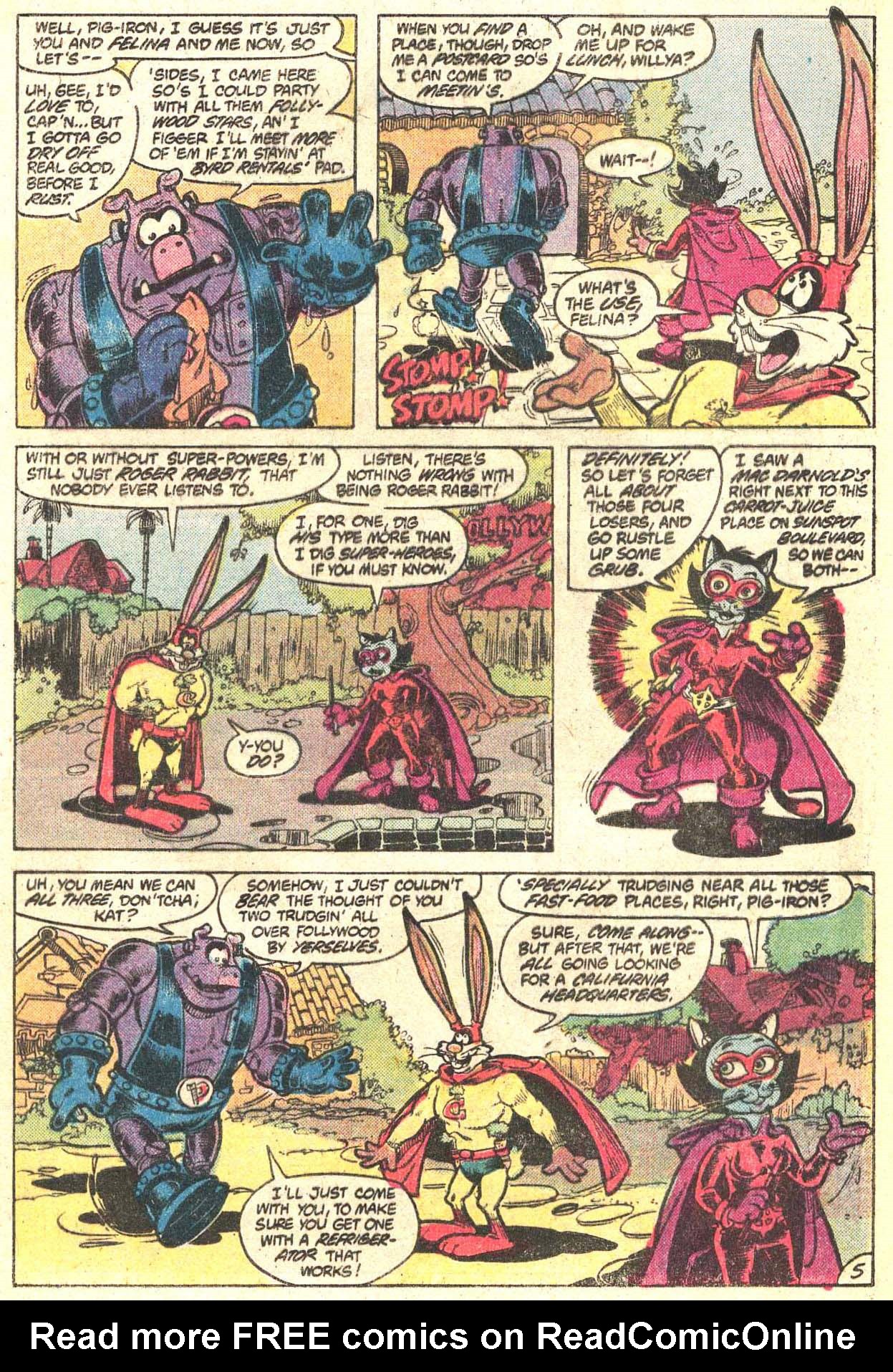 Read online Captain Carrot and His Amazing Zoo Crew! comic -  Issue #4 - 6