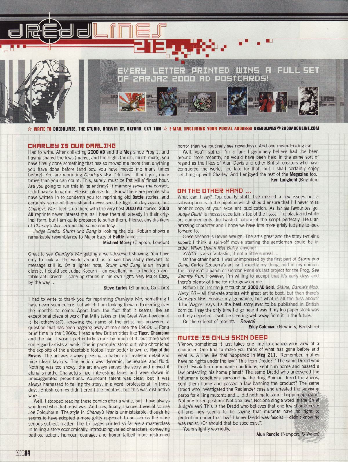 Read online Judge Dredd Megazine (Vol. 5) comic -  Issue #213 - 4