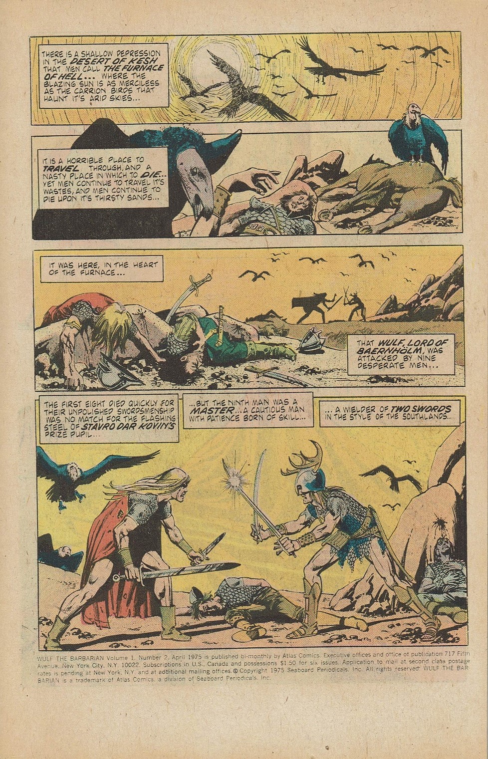 Read online Wulf the Barbarian comic -  Issue #2 - 3
