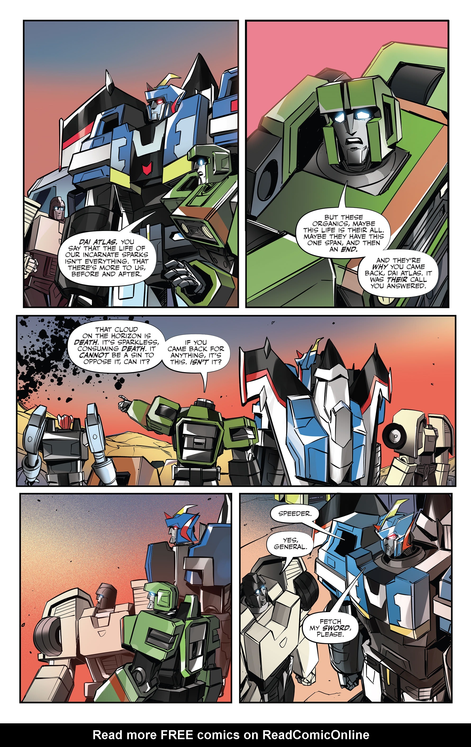 Read online Transformers: Escape comic -  Issue #4 - 23