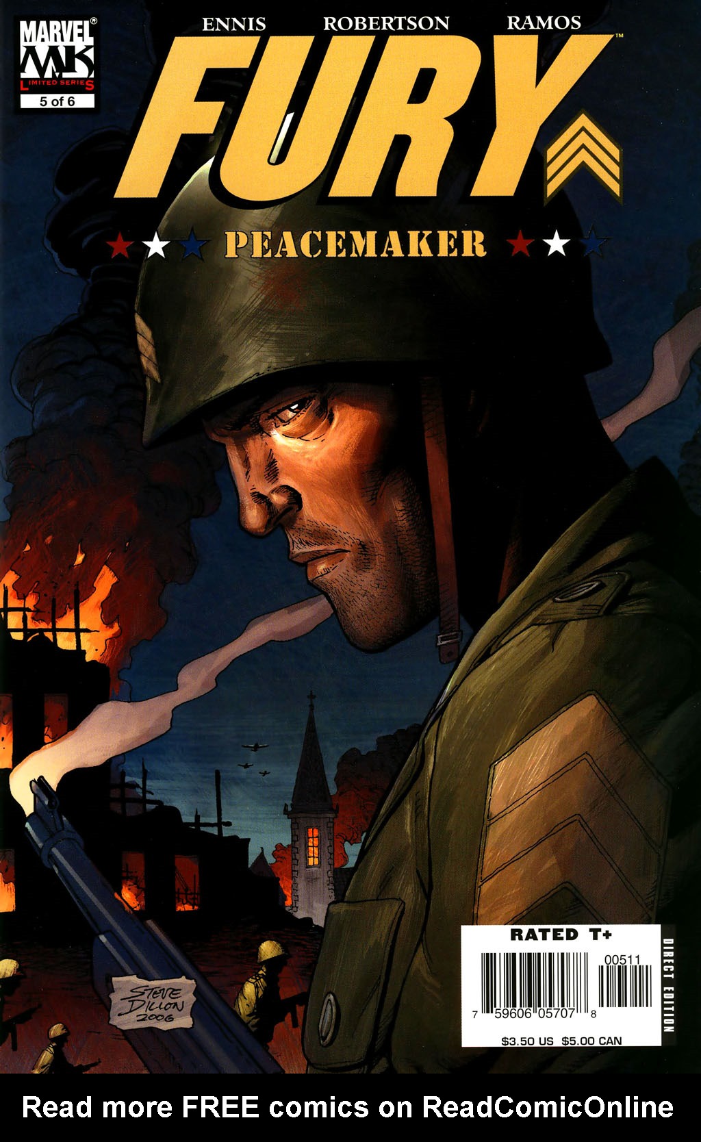 Read online Fury: Peacemaker comic -  Issue #5 - 1