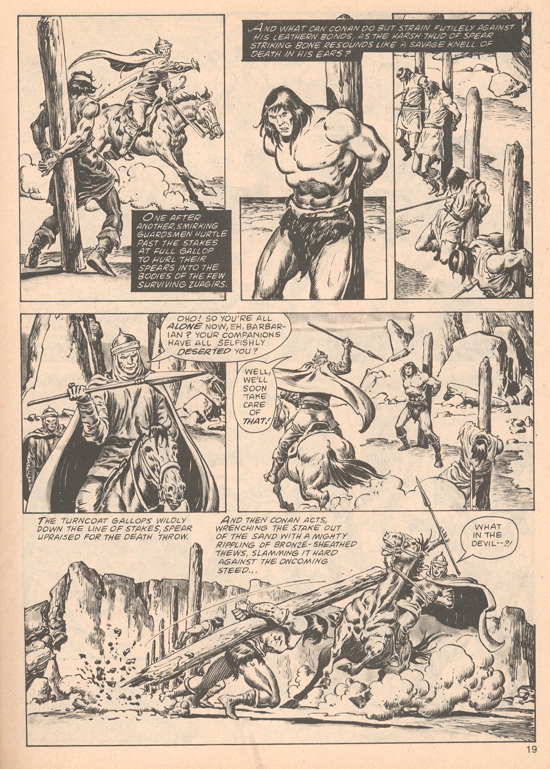 Read online The Savage Sword Of Conan comic -  Issue #63 - 19