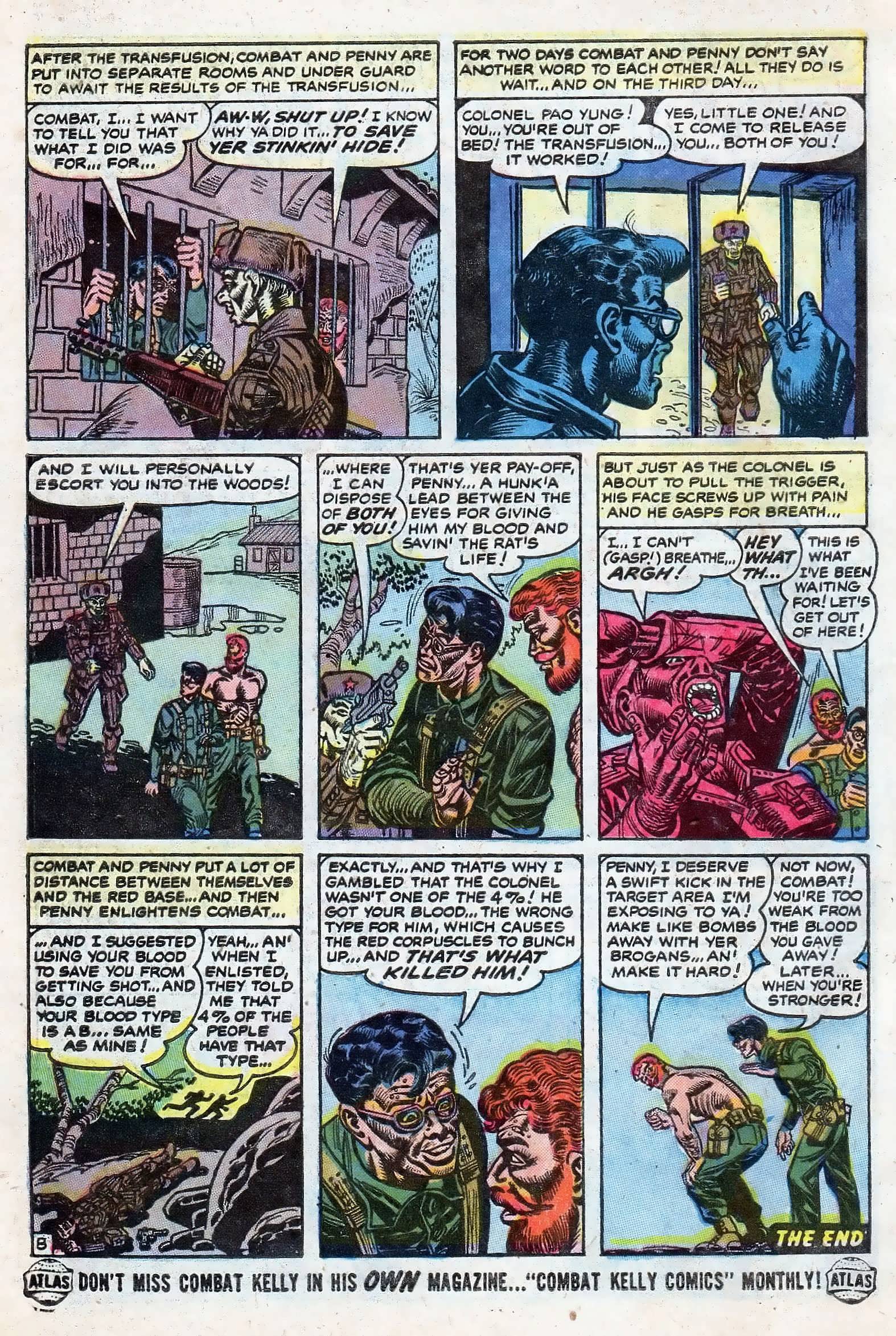 Read online Combat (1952) comic -  Issue #8 - 10