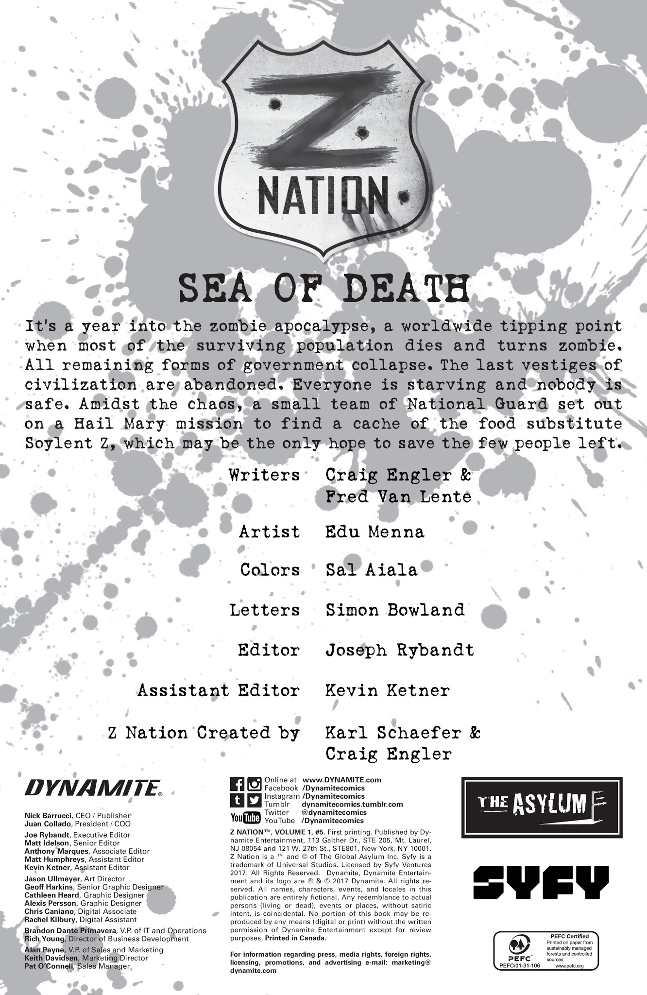 Read online Z Nation comic -  Issue #5 - 4