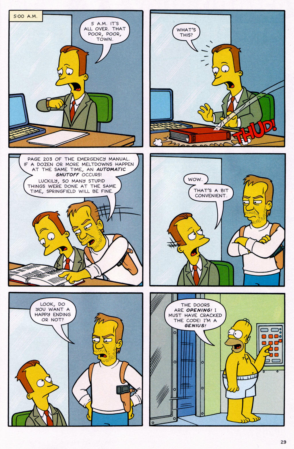 Read online Simpsons Comics comic -  Issue #128 - 25