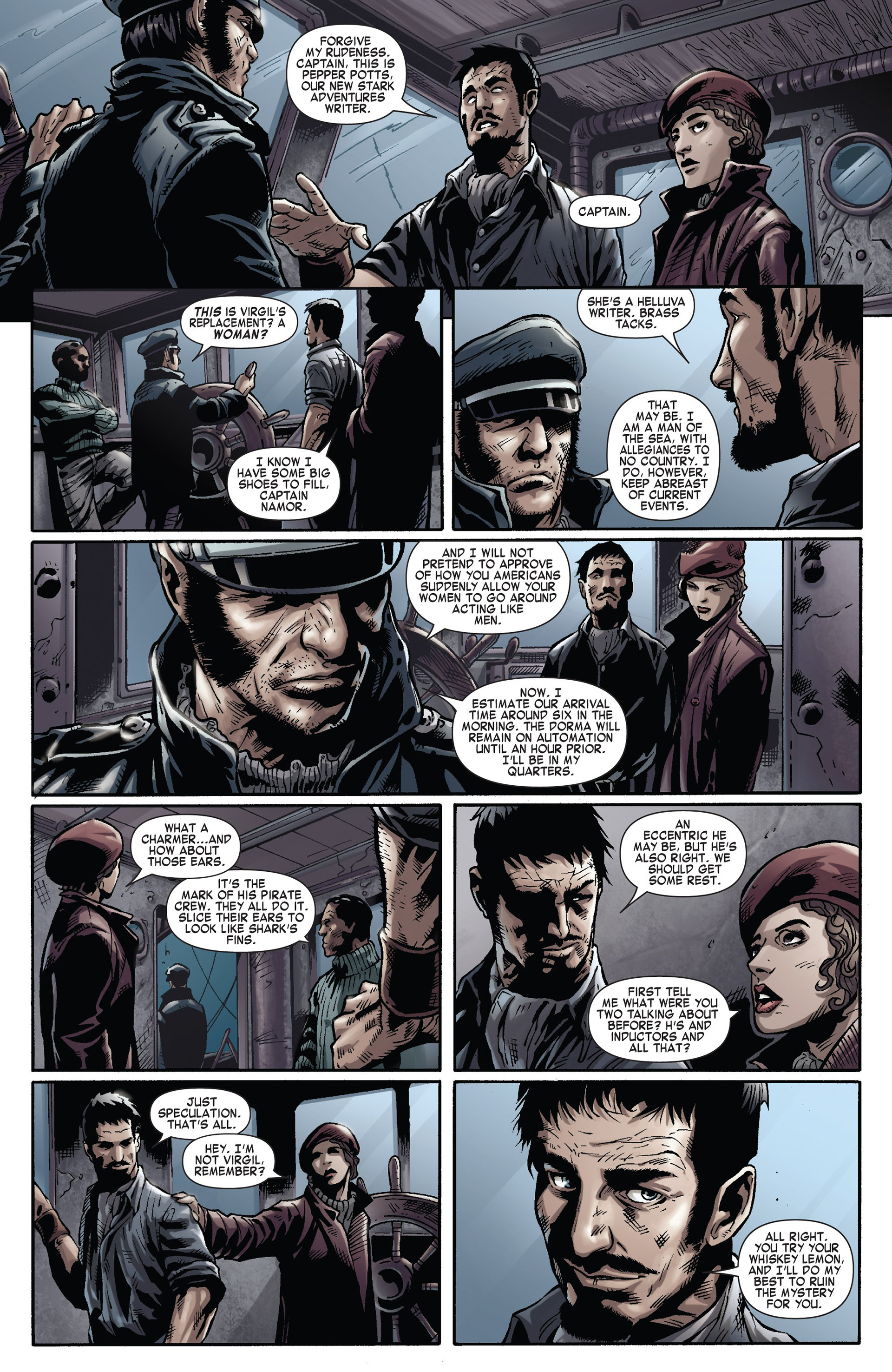 Read online Iron Man Noir comic -  Issue #2 - 7