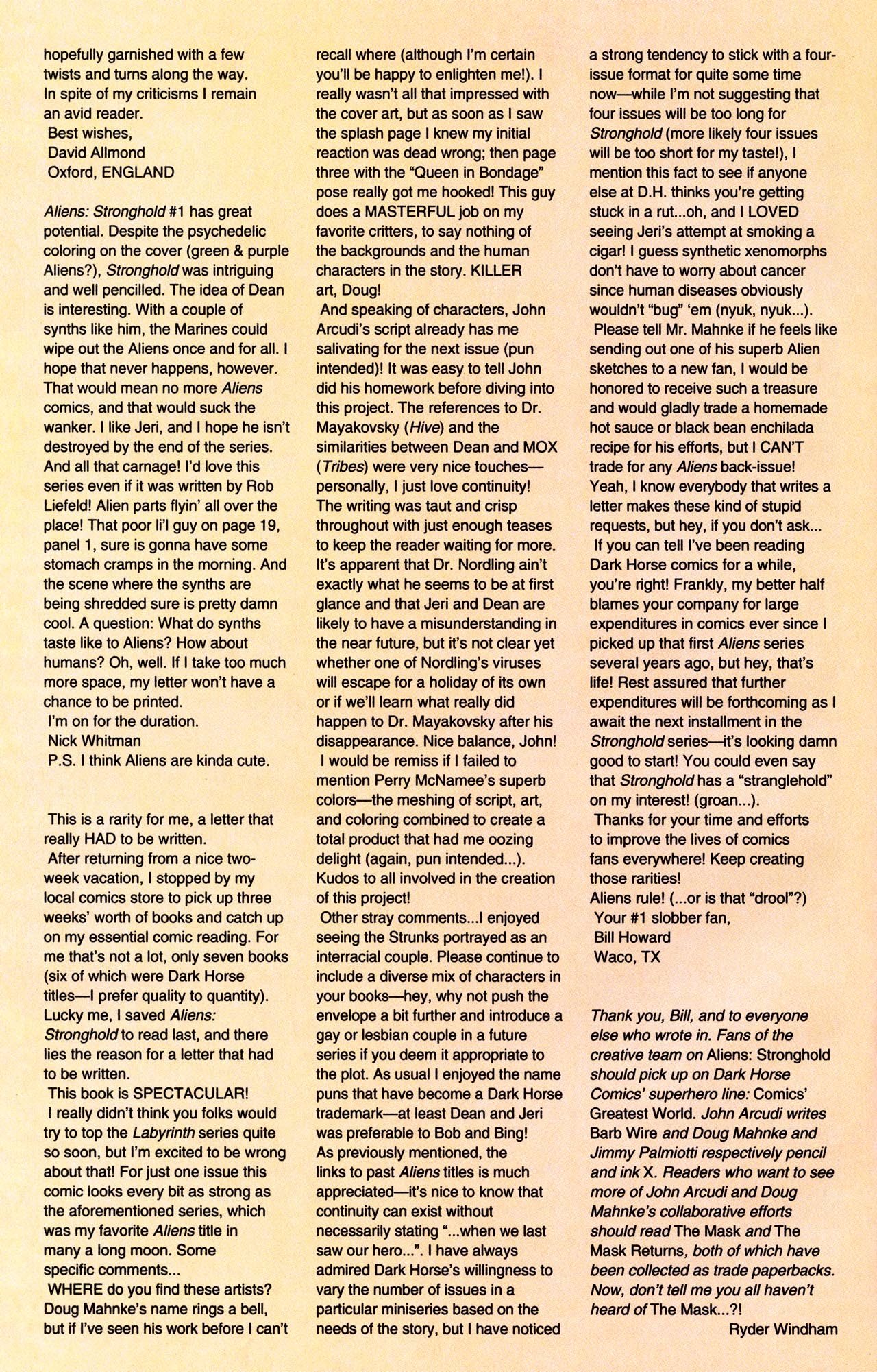 Read online Aliens: Stronghold comic -  Issue #3 - 30