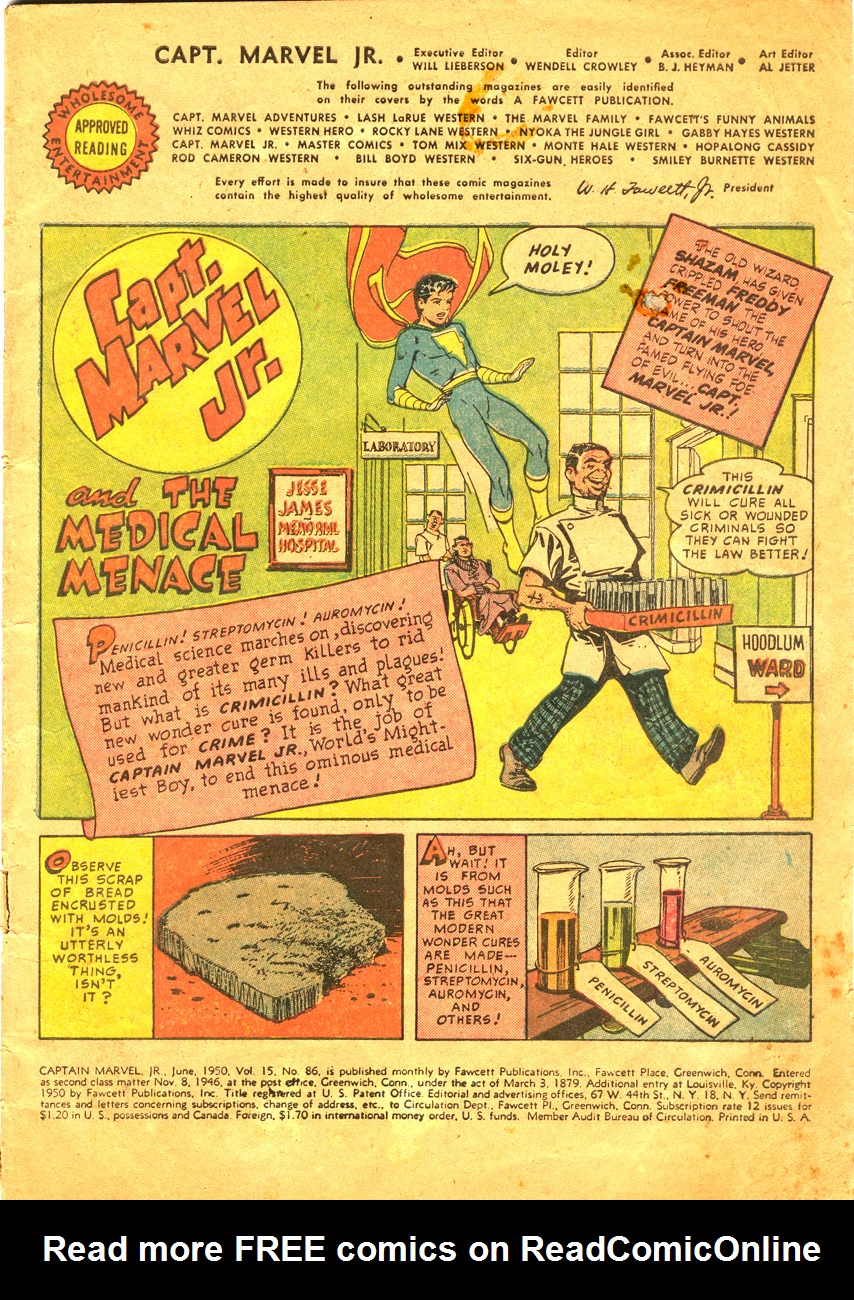 Read online Captain Marvel, Jr. comic -  Issue #86i - 2