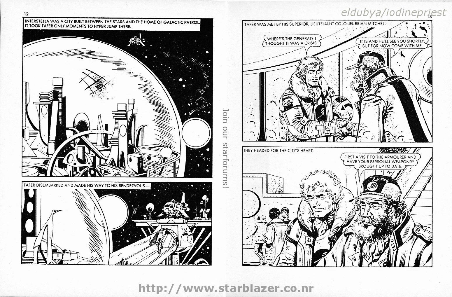 Read online Starblazer comic -  Issue #153 - 8