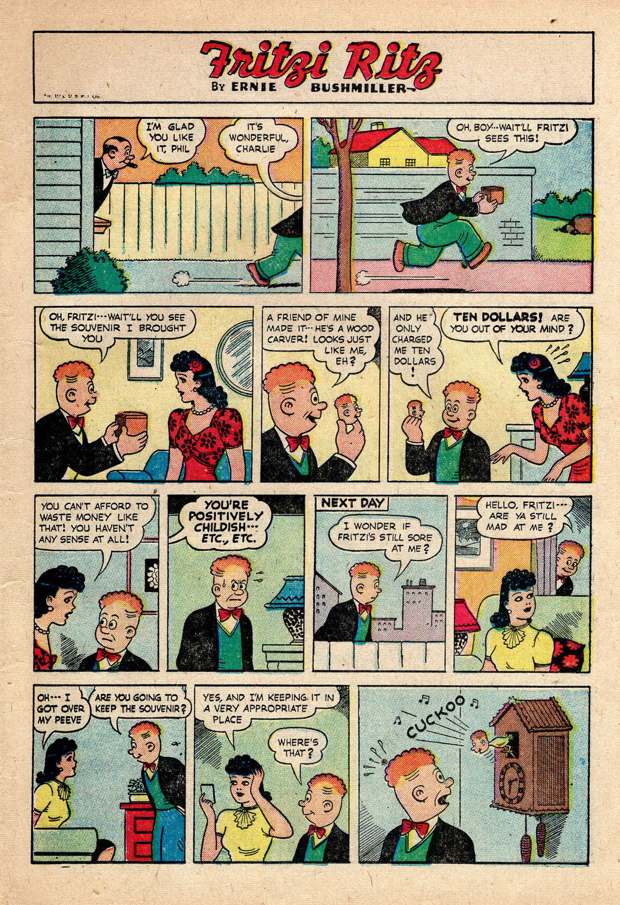 Read online Fritzi Ritz (1953) comic -  Issue #47 - 15