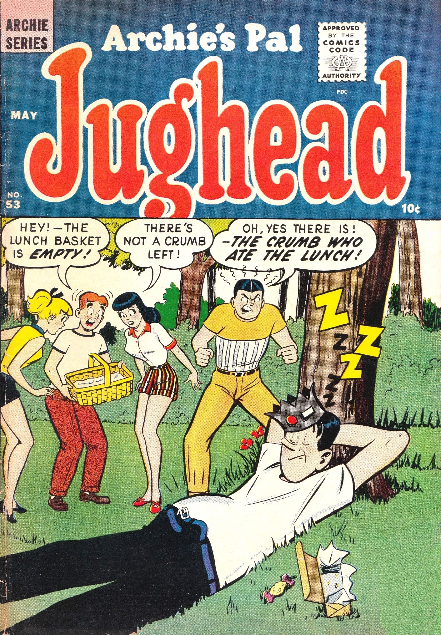 Read online Archie's Pal Jughead comic -  Issue #53 - 1