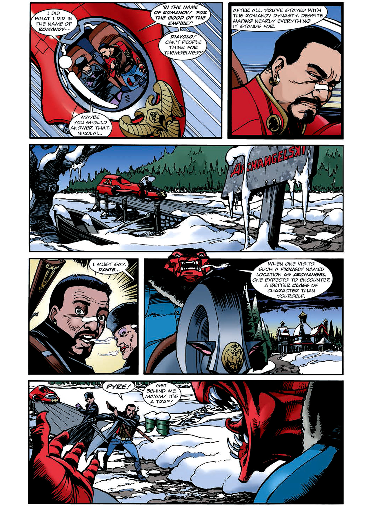 Read online Nikolai Dante comic -  Issue # TPB 4 - 119