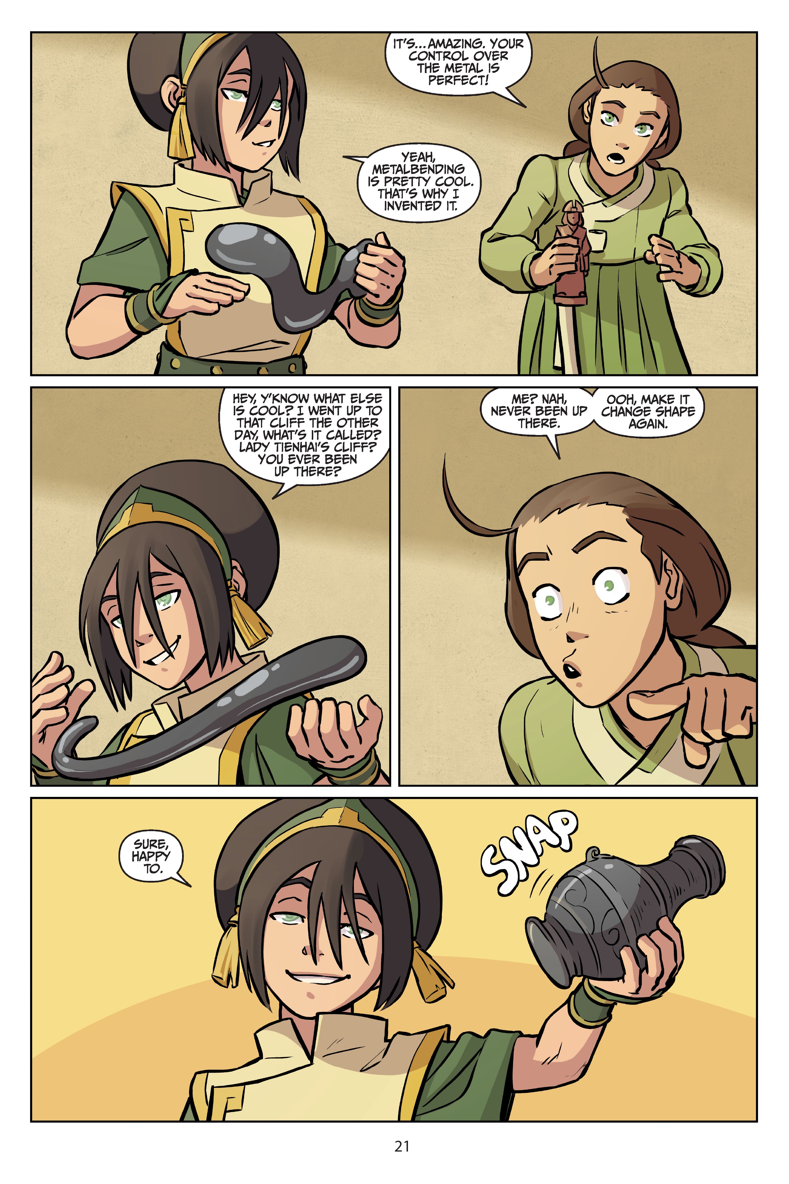 Read online Nickelodeon Avatar: The Last Airbender - Imbalance comic -  Issue # TPB 2 - 22