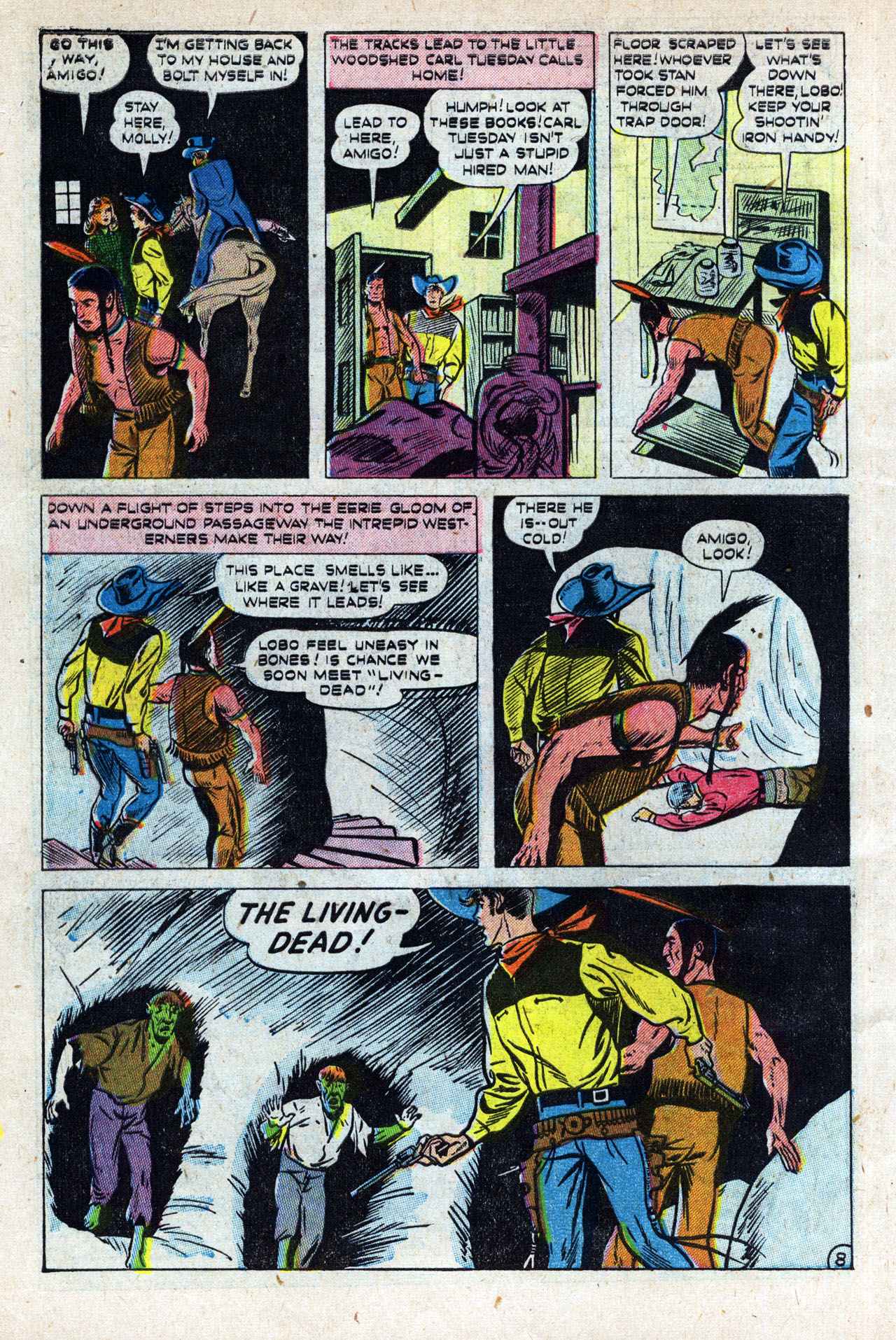 Read online Tex Morgan comic -  Issue #8 - 10