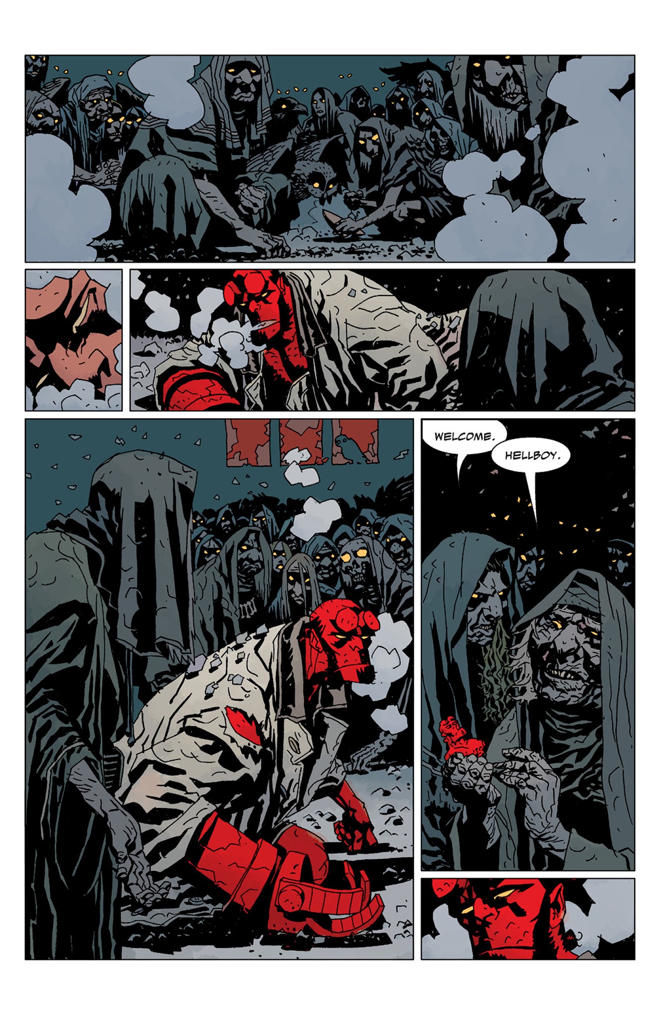 Read online Hellboy: Darkness Calls comic -  Issue # TPB - 46