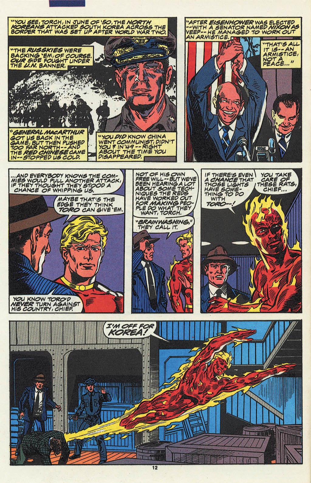 Read online The Saga of the Original Human Torch comic -  Issue #4 - 10